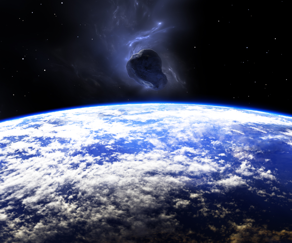 Download mobile wallpaper Space, Sci Fi, Asteroid, Planetscape for free.