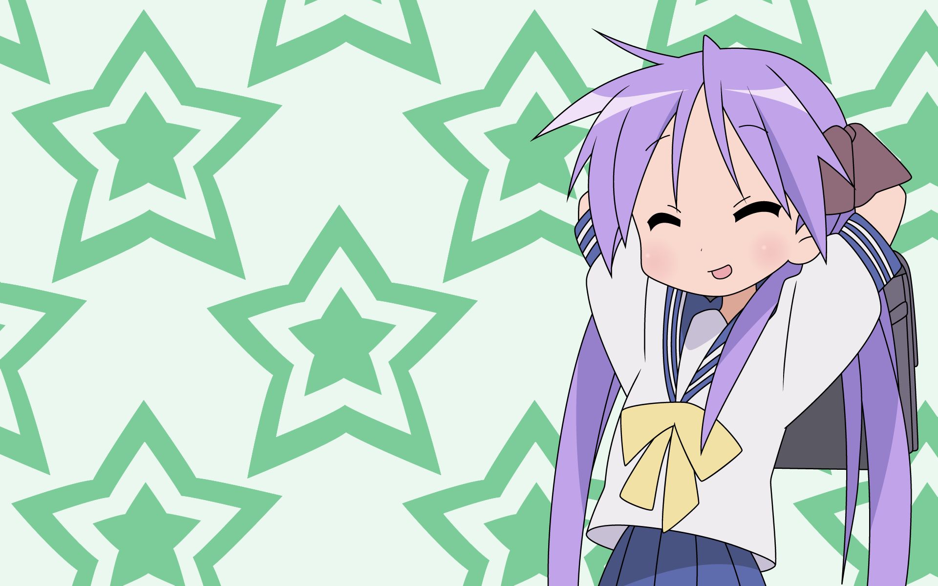 Handy-Wallpaper Animes, Raki Suta: Lucky Star, Kagami Hiiragi kostenlos herunterladen.