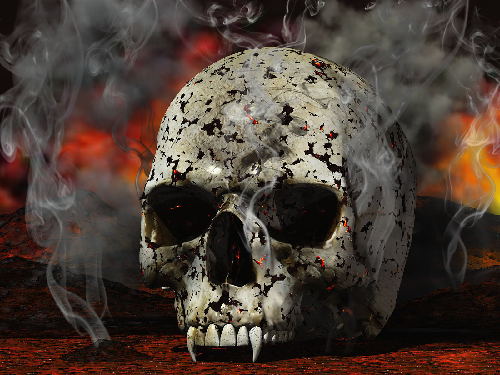 Free download wallpaper Dark, Skull on your PC desktop