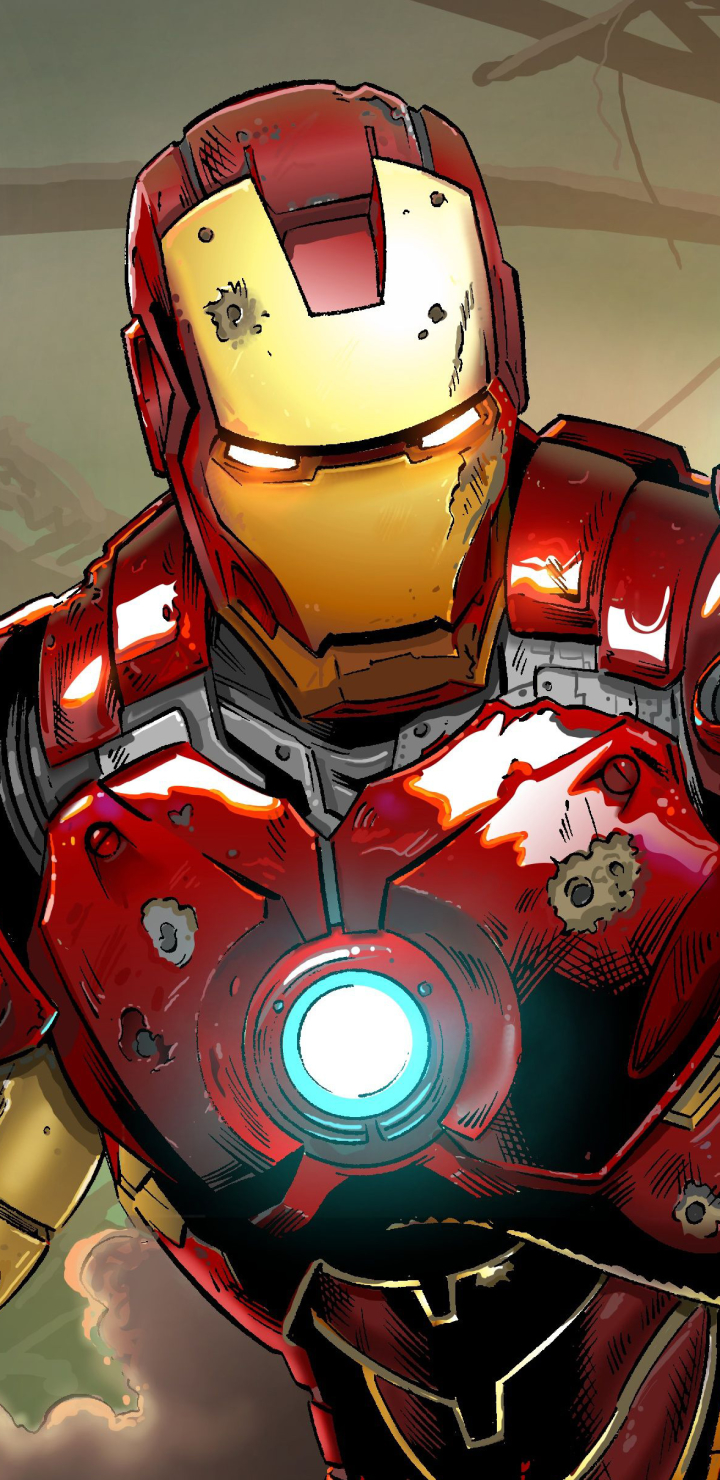 Handy-Wallpaper Iron Man, Comics kostenlos herunterladen.