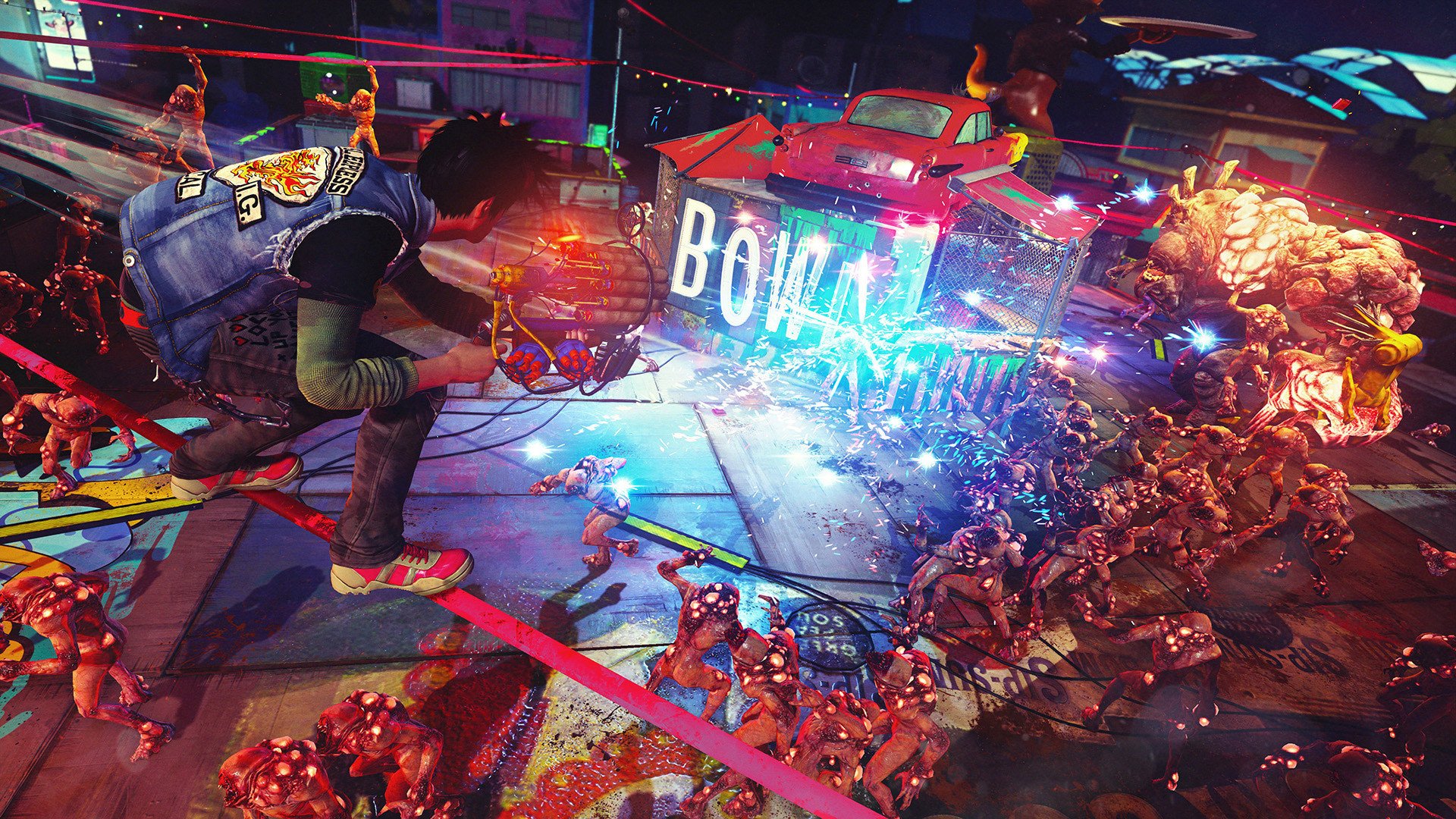 Baixe gratuitamente a imagem Videogame, Sunset Overdrive na área de trabalho do seu PC