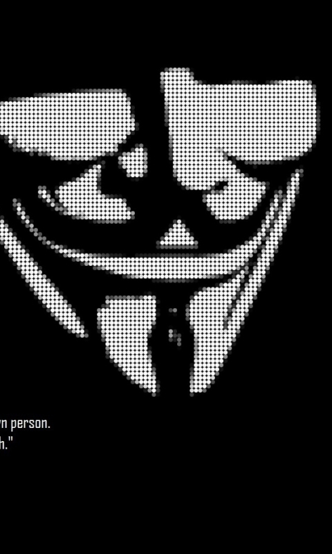 Download mobile wallpaper Technology, Anonymous for free.