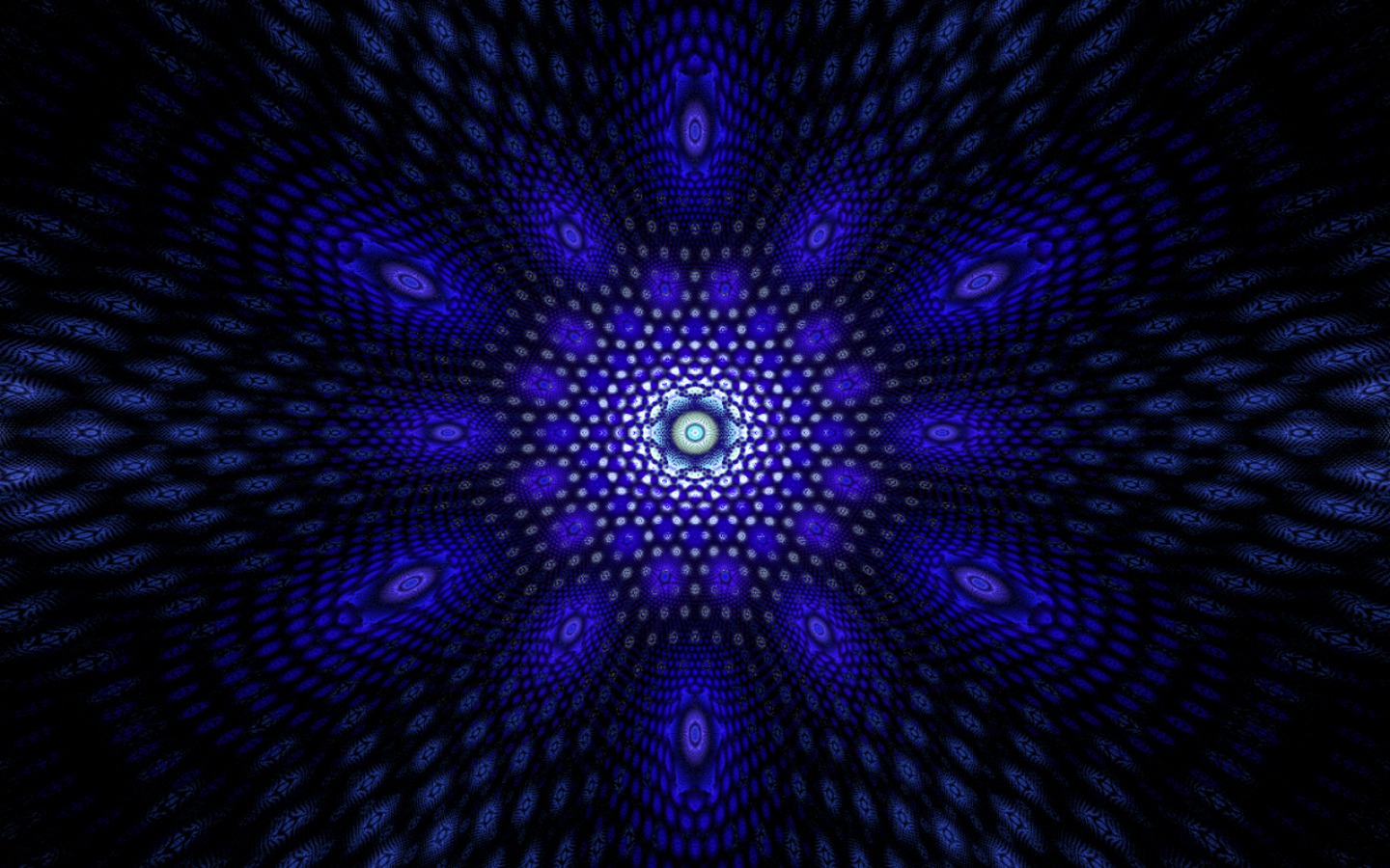 1439023 Hintergrundbild herunterladen kaleidoskop, abstrakt, blau - Bildschirmschoner und Bilder kostenlos