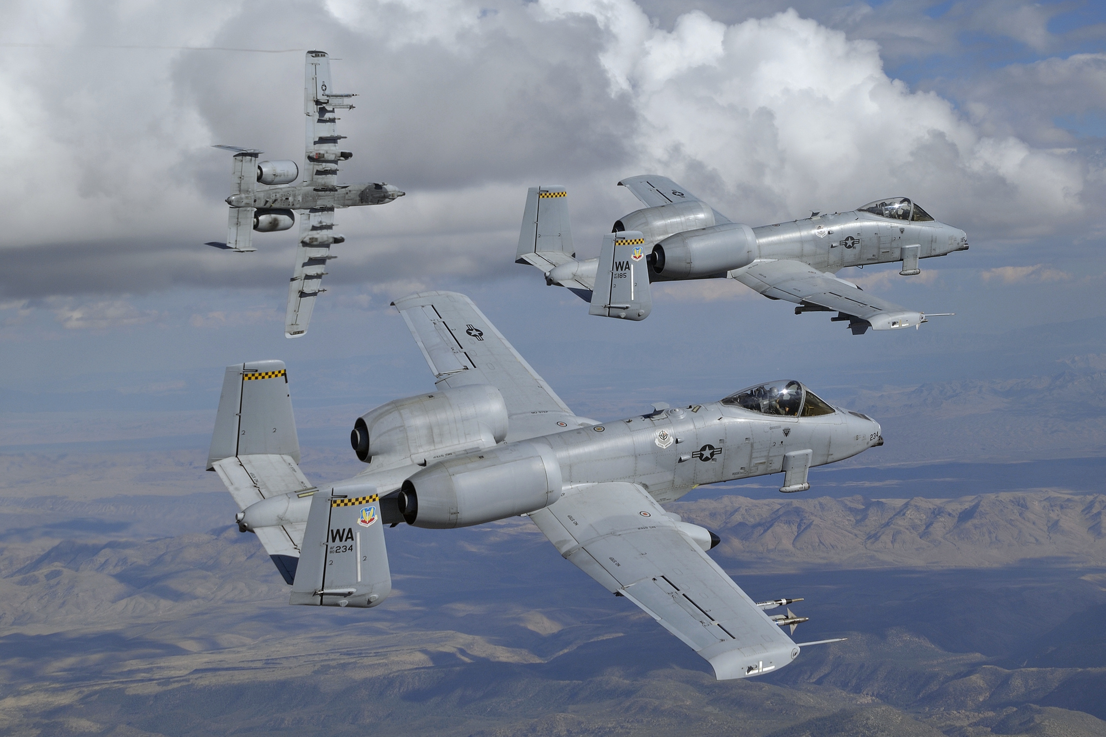 military, fairchild republic a 10 thunderbolt ii, aircraft, warplane, jet fighters