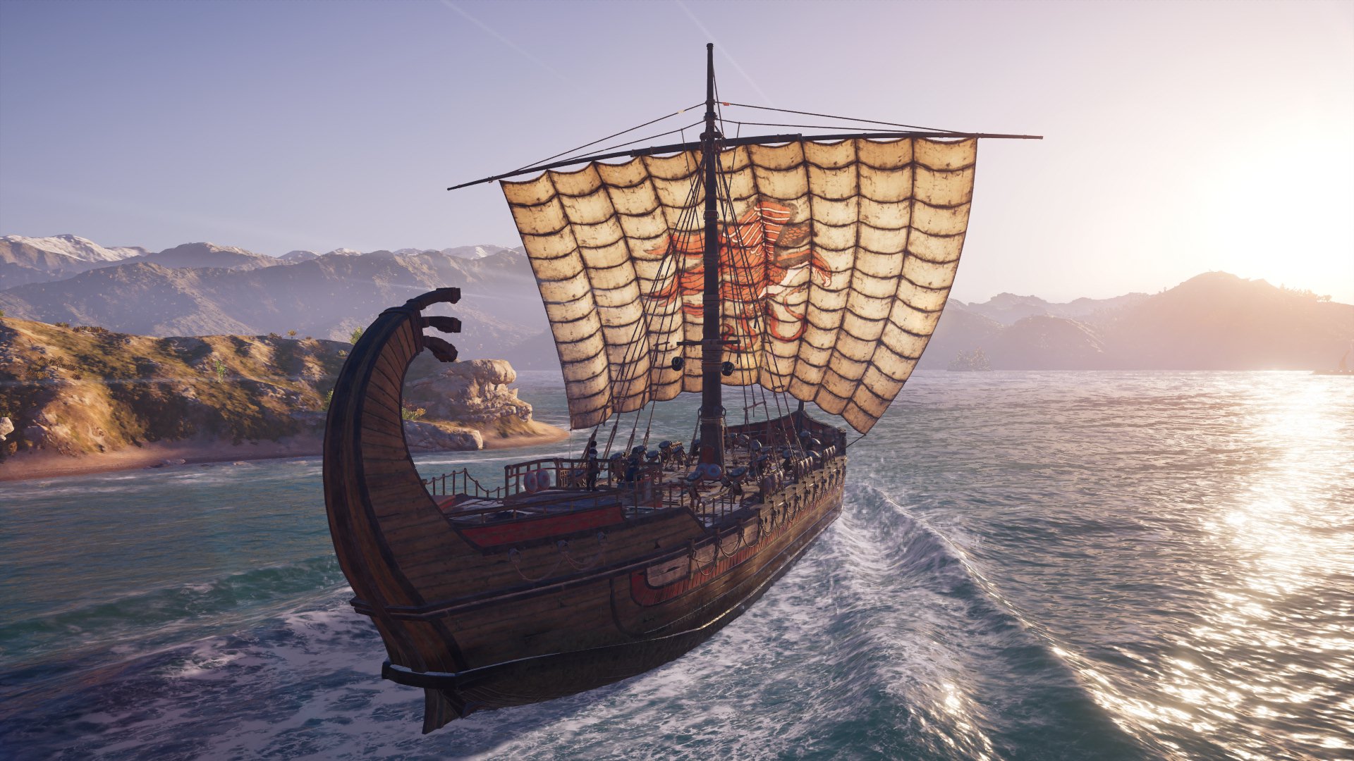 Laden Sie das Computerspiele, Assassin's Creed: Odyssey-Bild kostenlos auf Ihren PC-Desktop herunter