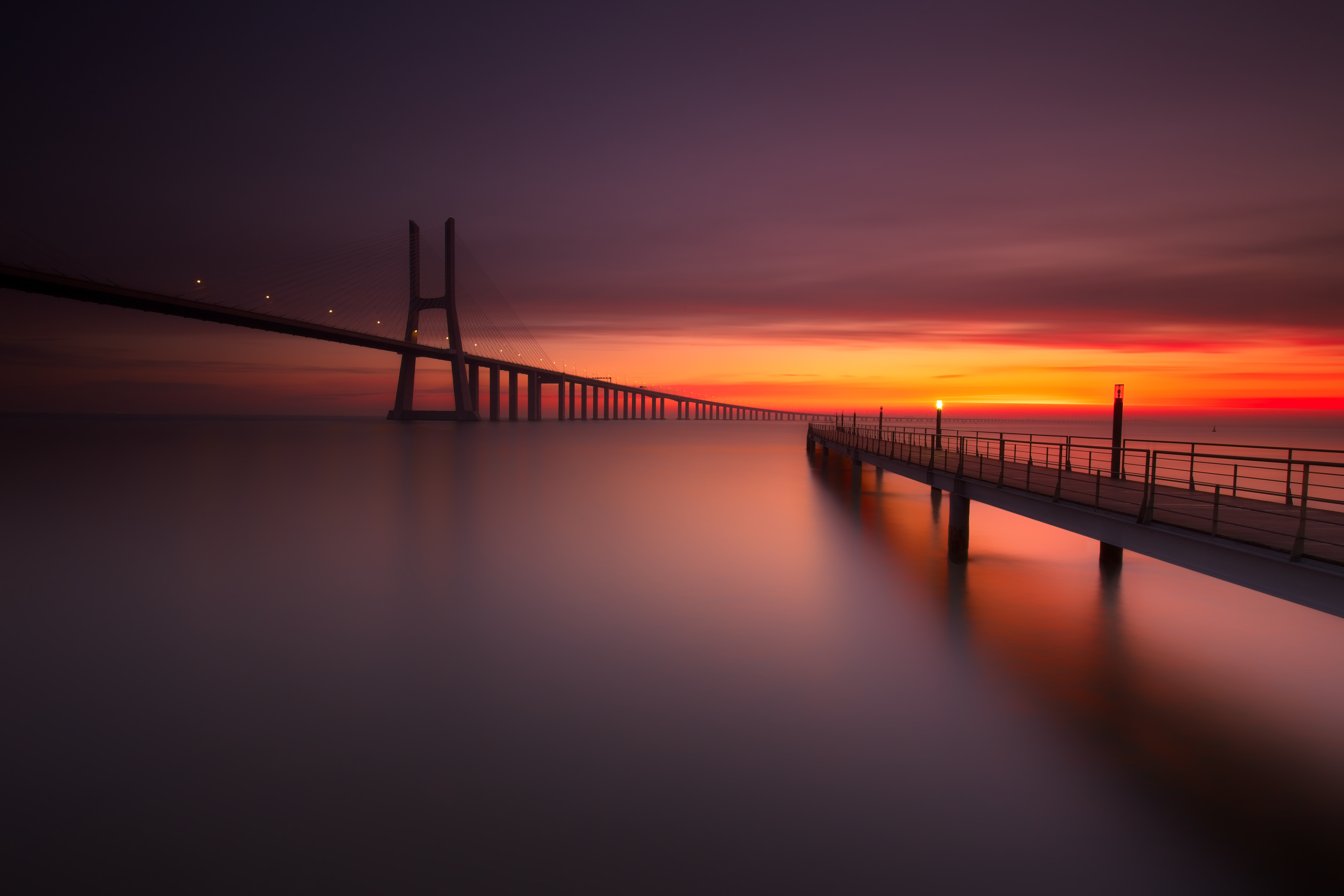 436336 скачать картинку лиссабон, сделано человеком, мост васко да гама, португалия, мосты - обои и заставки бесплатно
