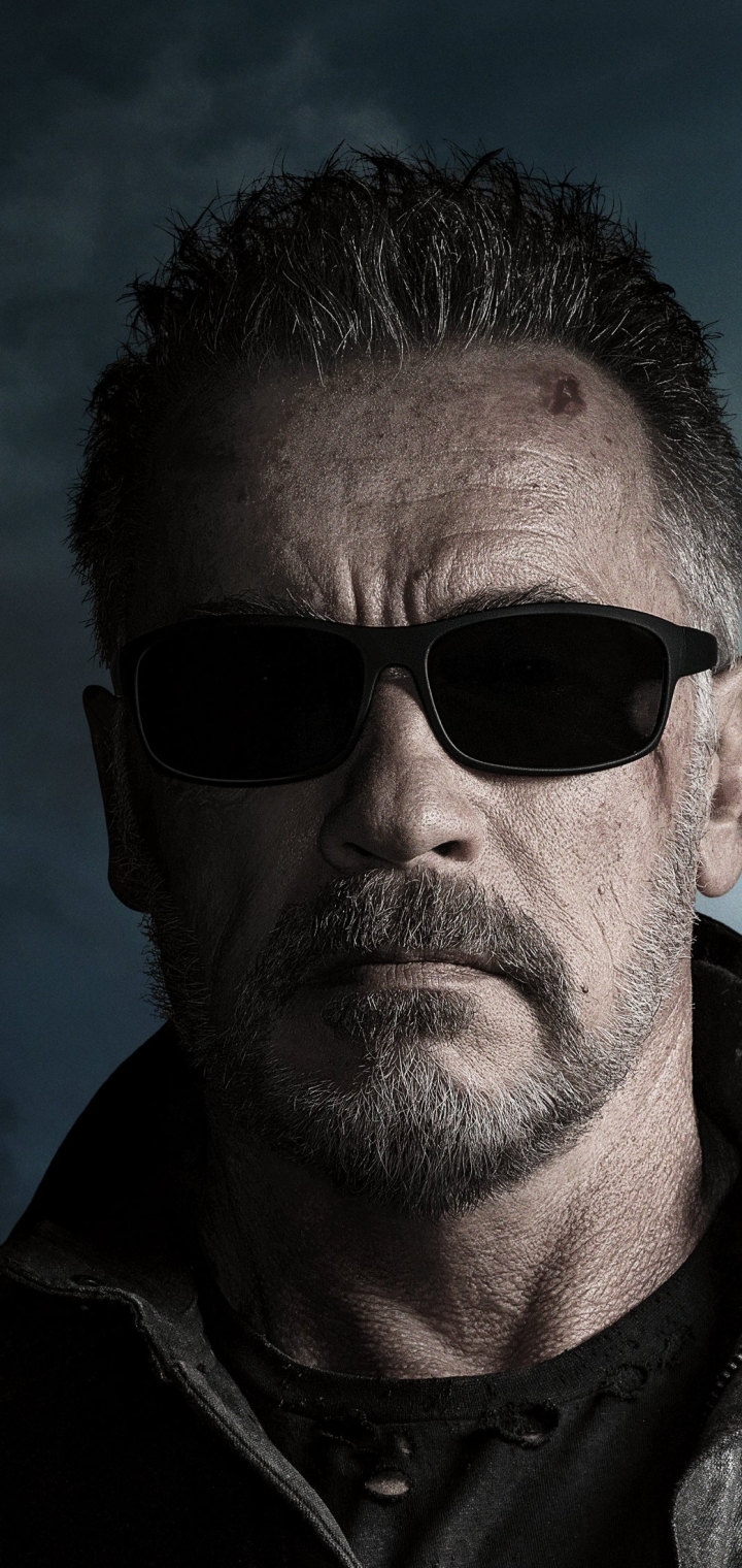 Handy-Wallpaper Arnold Schwarzenegger, Terminator, Filme, Terminator: Dark Fate kostenlos herunterladen.