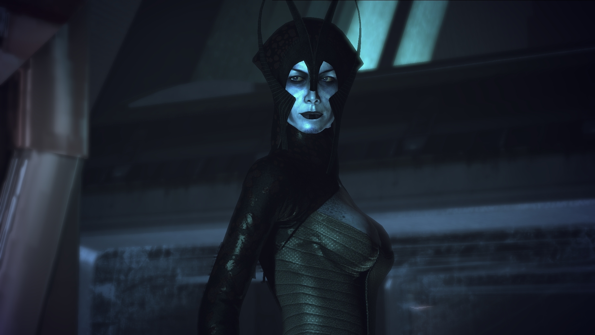 Descarga gratuita de fondo de pantalla para móvil de Matriarca Benezia, Mass Effect, Videojuego.