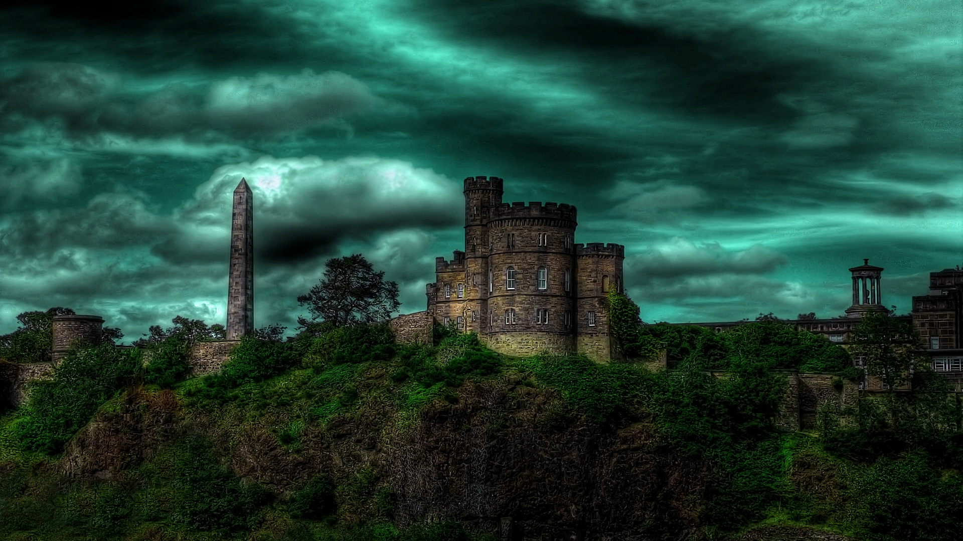 Free download wallpaper Castles, Building, Tree, Cloud, Man Made, Castle on your PC desktop