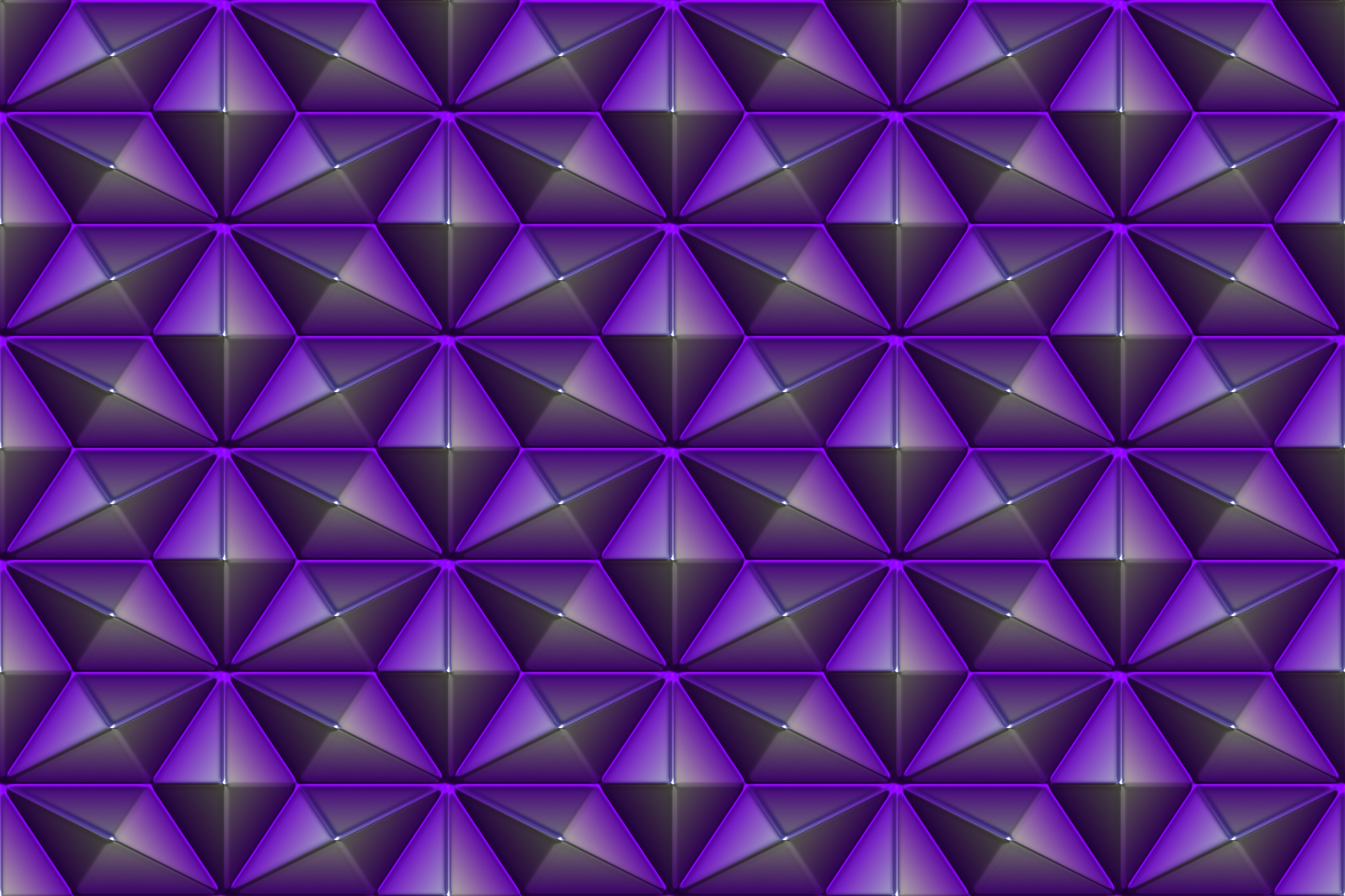Скачать картинку Треугольник, Геометрия, Пурпурный, Шаблоны, Абстрактные в телефон бесплатно.