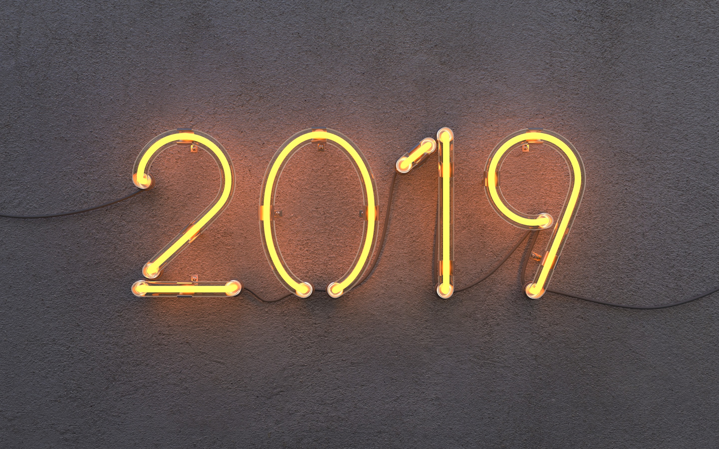 無料モバイル壁紙新年, ホリデー, 2019年新年をダウンロードします。