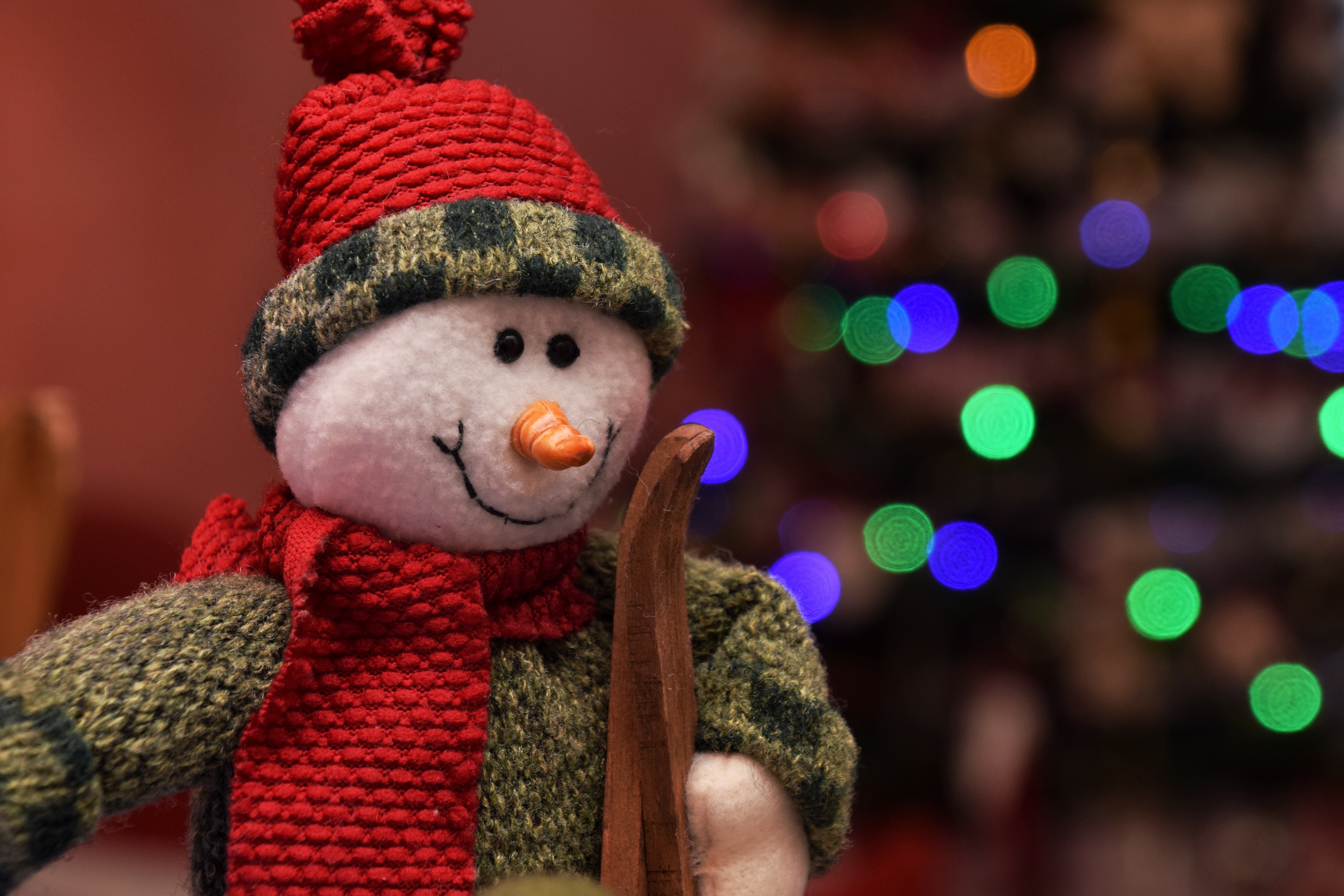 Download mobile wallpaper Snowman, Christmas, Toy, Photography for free.