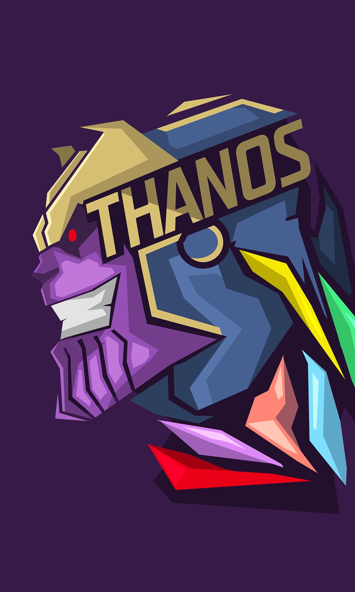 Baixar papel de parede para celular de História Em Quadrinhos, Thanos gratuito.
