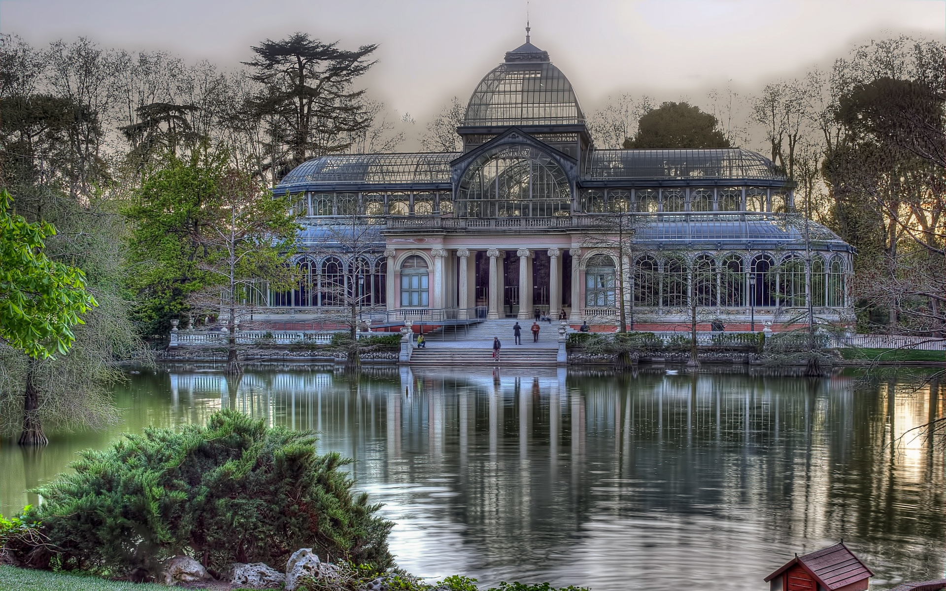 642195 Bild herunterladen menschengemacht, palacio de cristal - Hintergrundbilder und Bildschirmschoner kostenlos