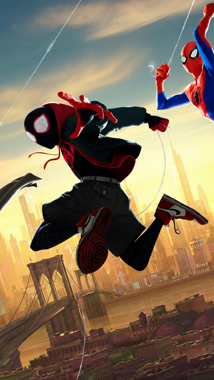 Baixar papel de parede para celular de Homem Aranha, Filme, Miles Morales, Homem Aranha: No Aranhaverso gratuito.