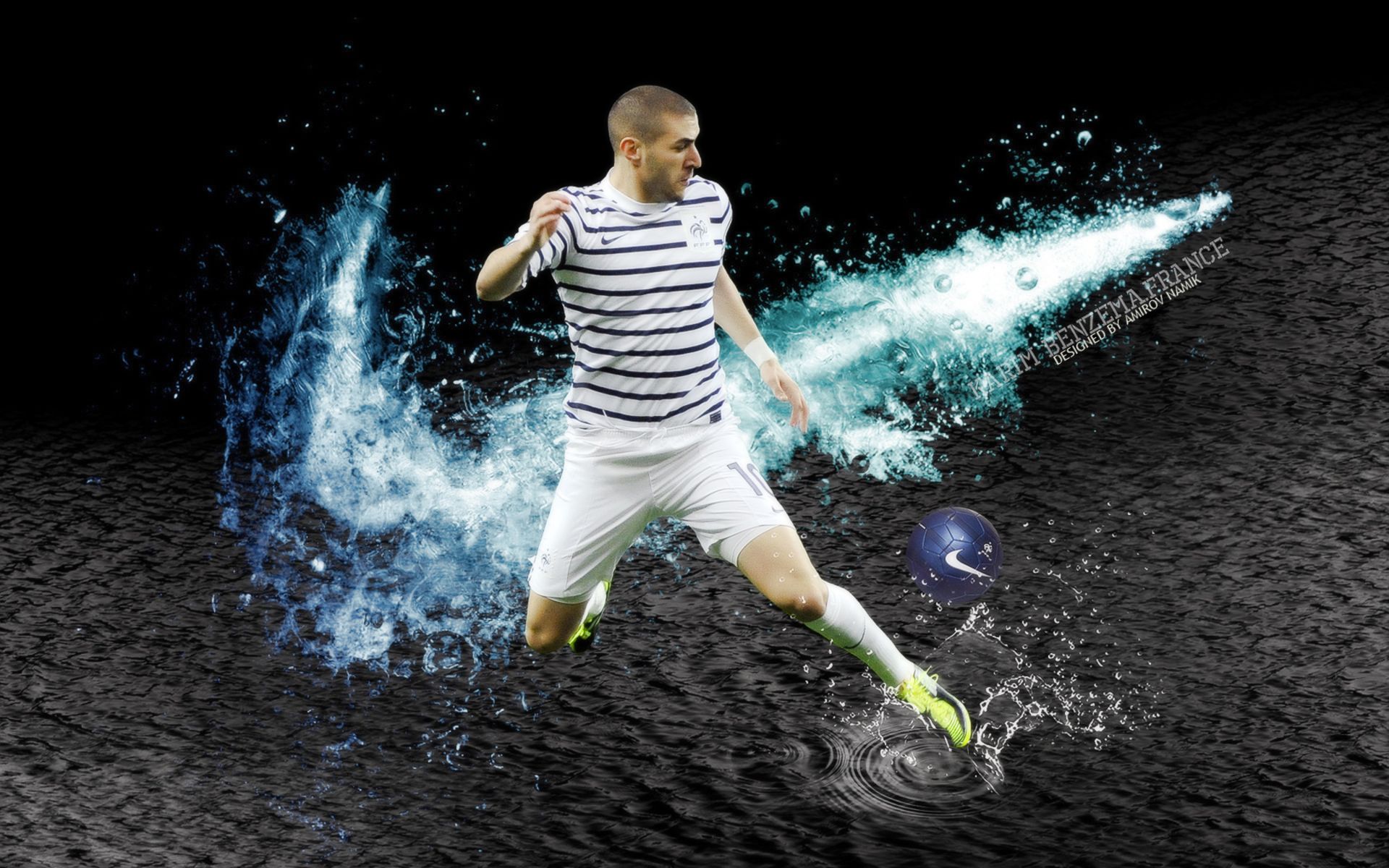 PCデスクトップにスポーツ, サッカー, カリム・ベンゼマ, サッカー フランス代表画像を無料でダウンロード