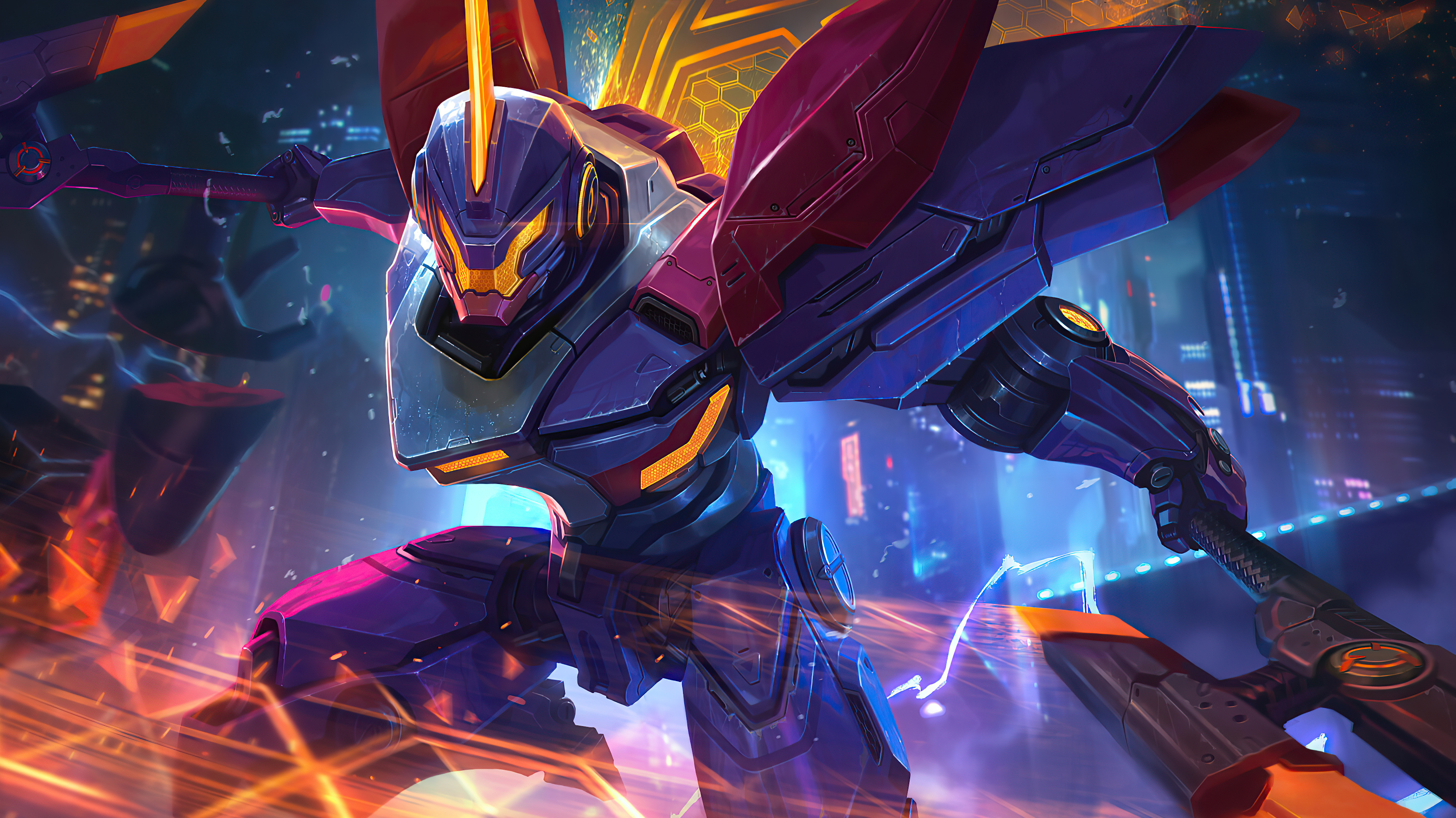 arena of valor, video game, robot