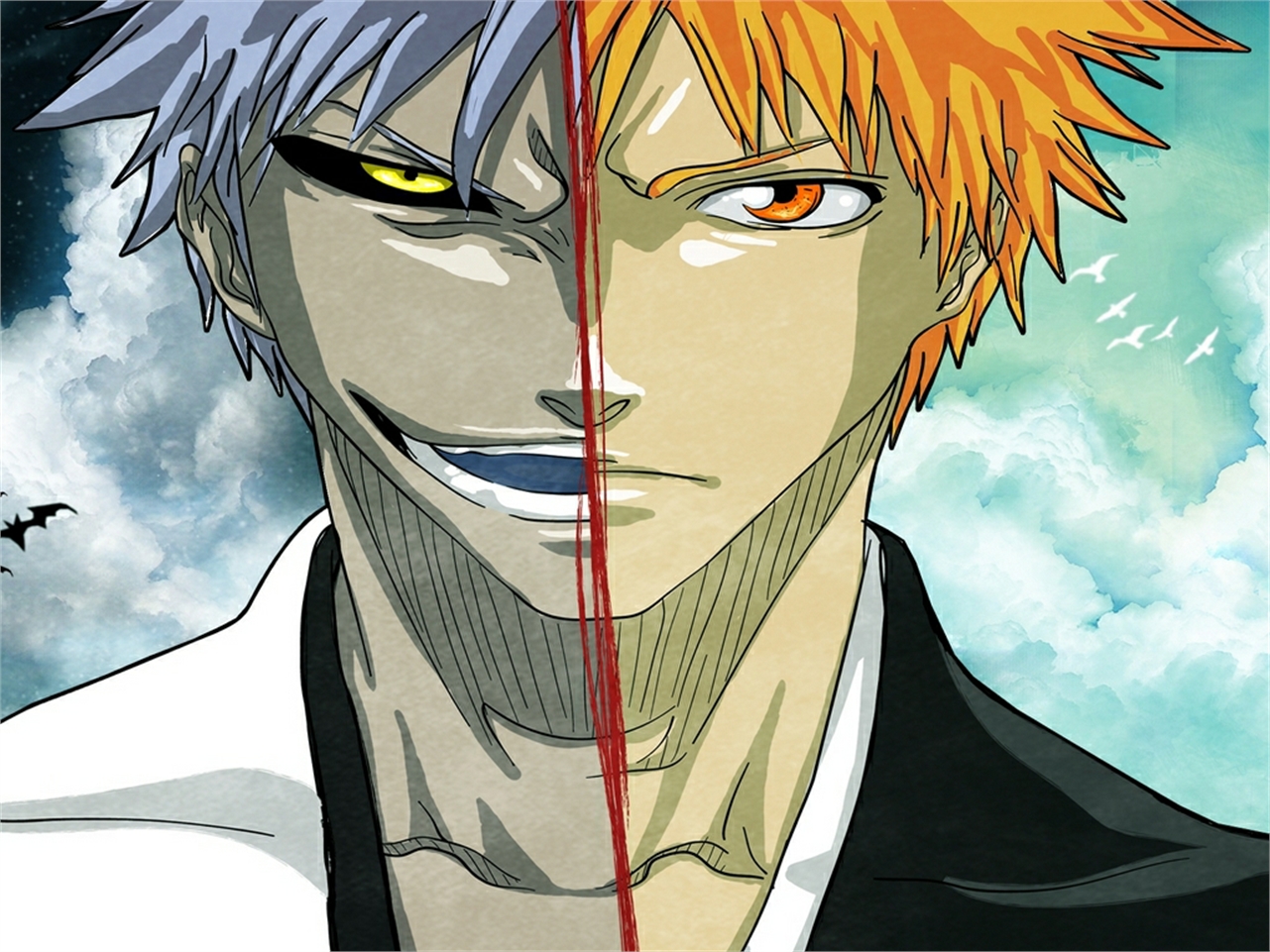 Handy-Wallpaper Bleach, Animes, Ichigo Kurosaki kostenlos herunterladen.