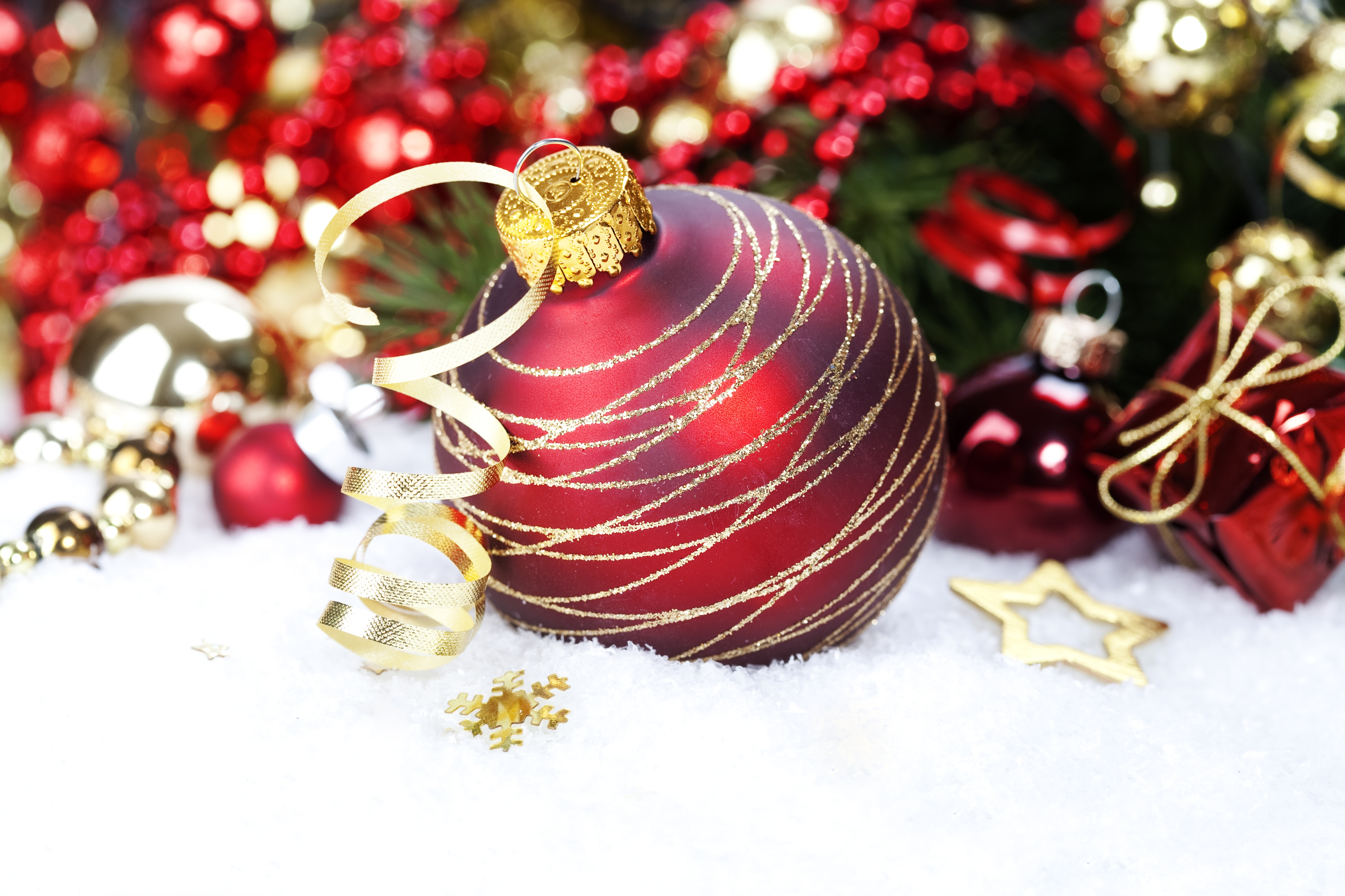 Laden Sie das Feiertage, Weihnachten, Weihnachtsschmuck, Bokeh-Bild kostenlos auf Ihren PC-Desktop herunter