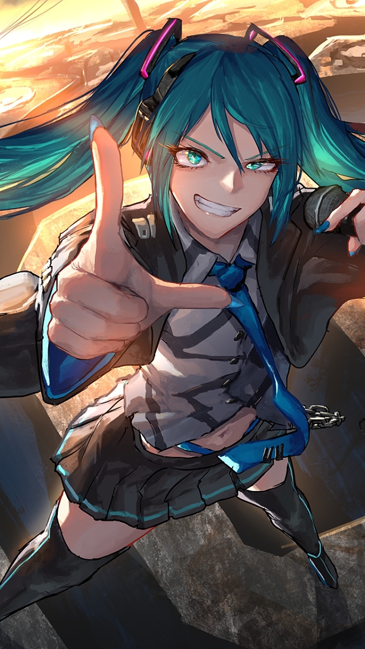 Handy-Wallpaper Vocaloid, Hatsune Miku, Animes kostenlos herunterladen.