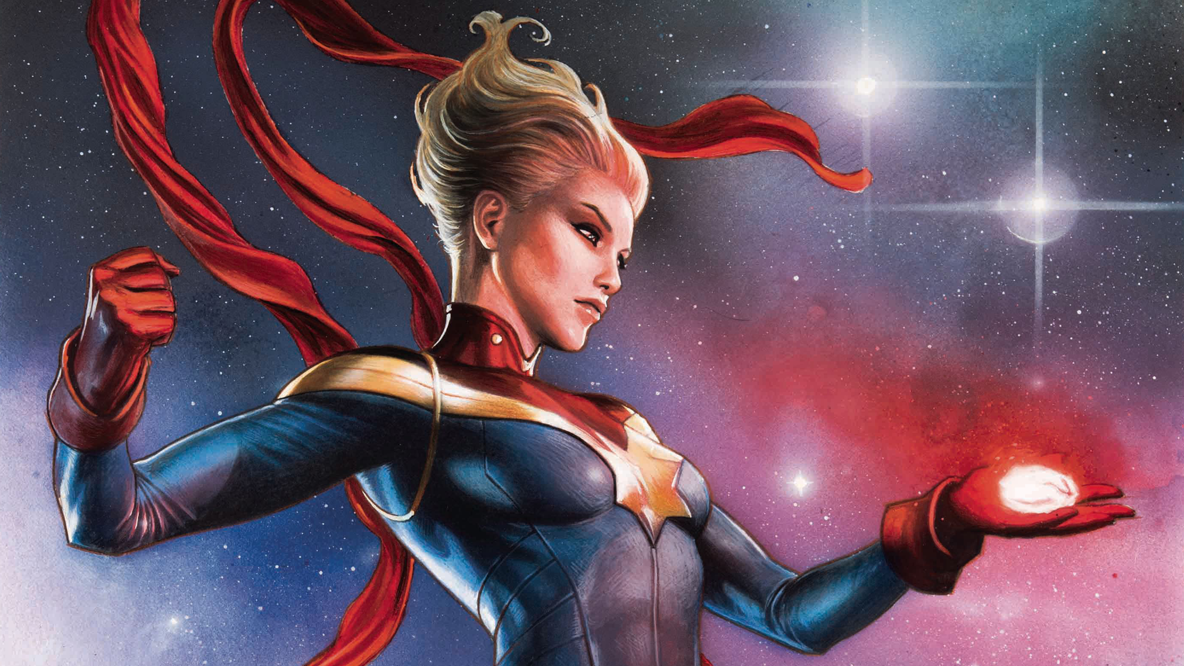 Download mobile wallpaper Comics, Captain Marvel for free.