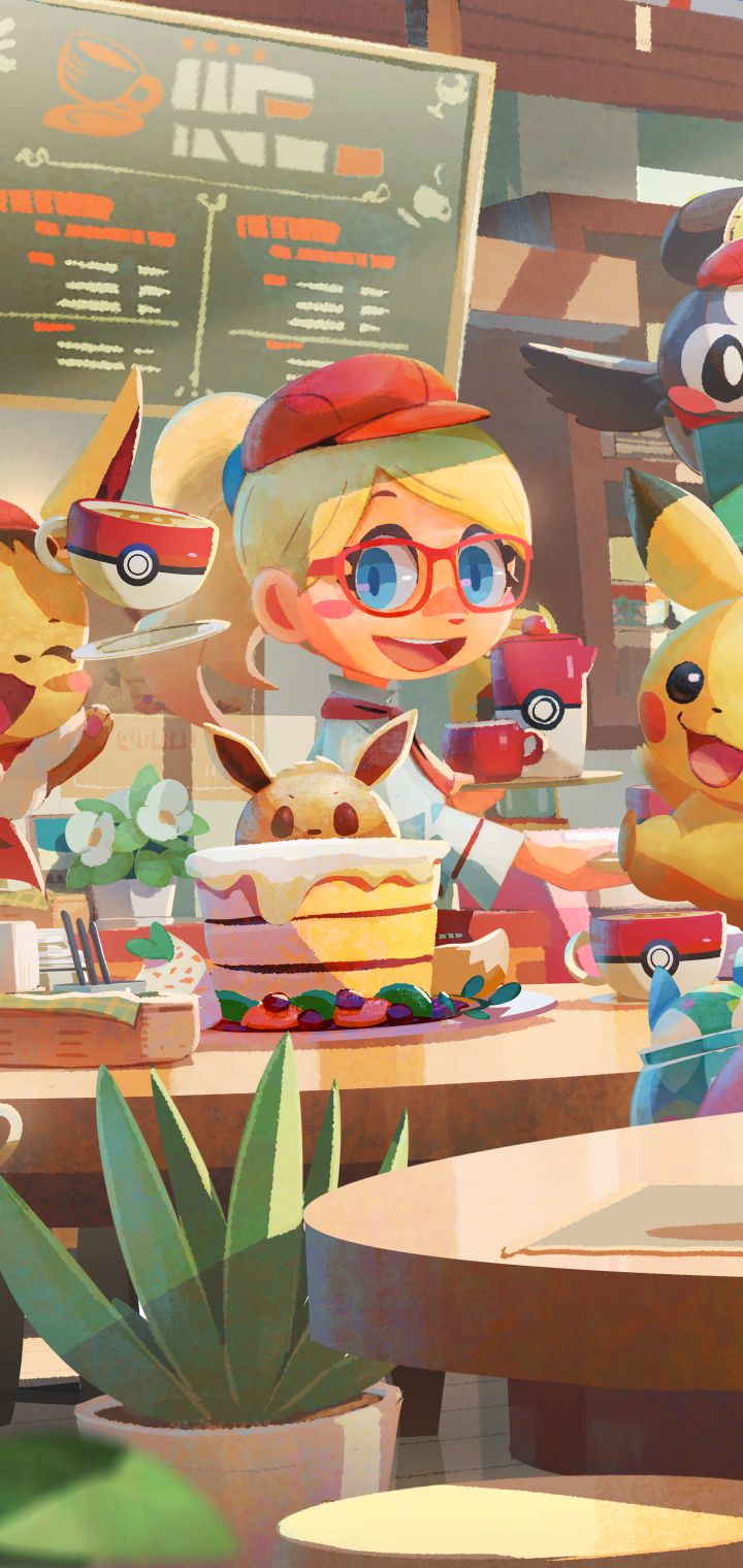 Die besten Pokémon Café Mix-Hintergründe für den Telefonbildschirm