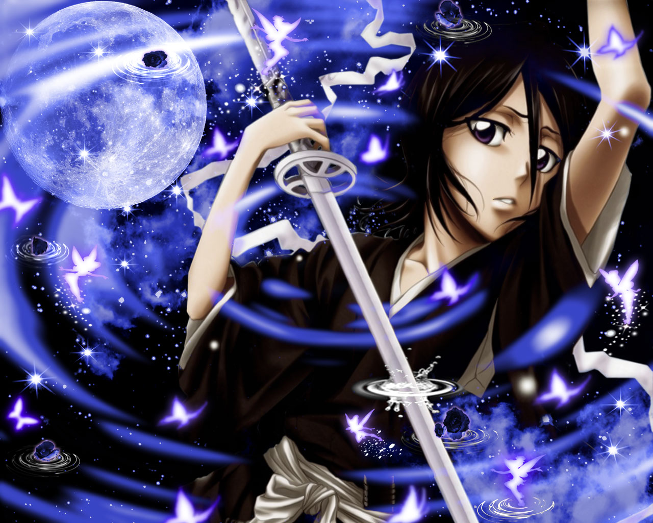 Download mobile wallpaper Rukia Kuchiki, Bleach, Anime for free.