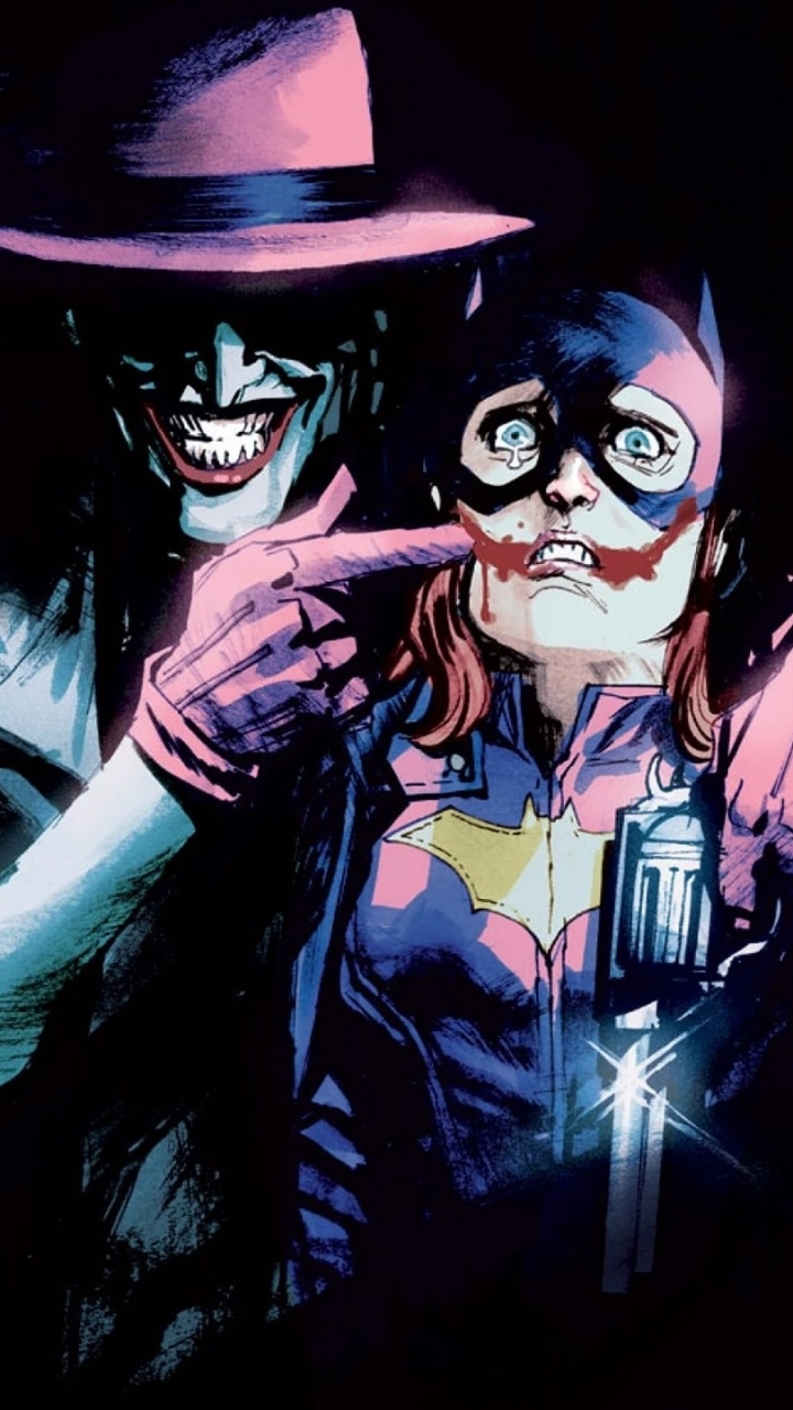 Handy-Wallpaper Batman, Joker, Comics, Batgirl kostenlos herunterladen.