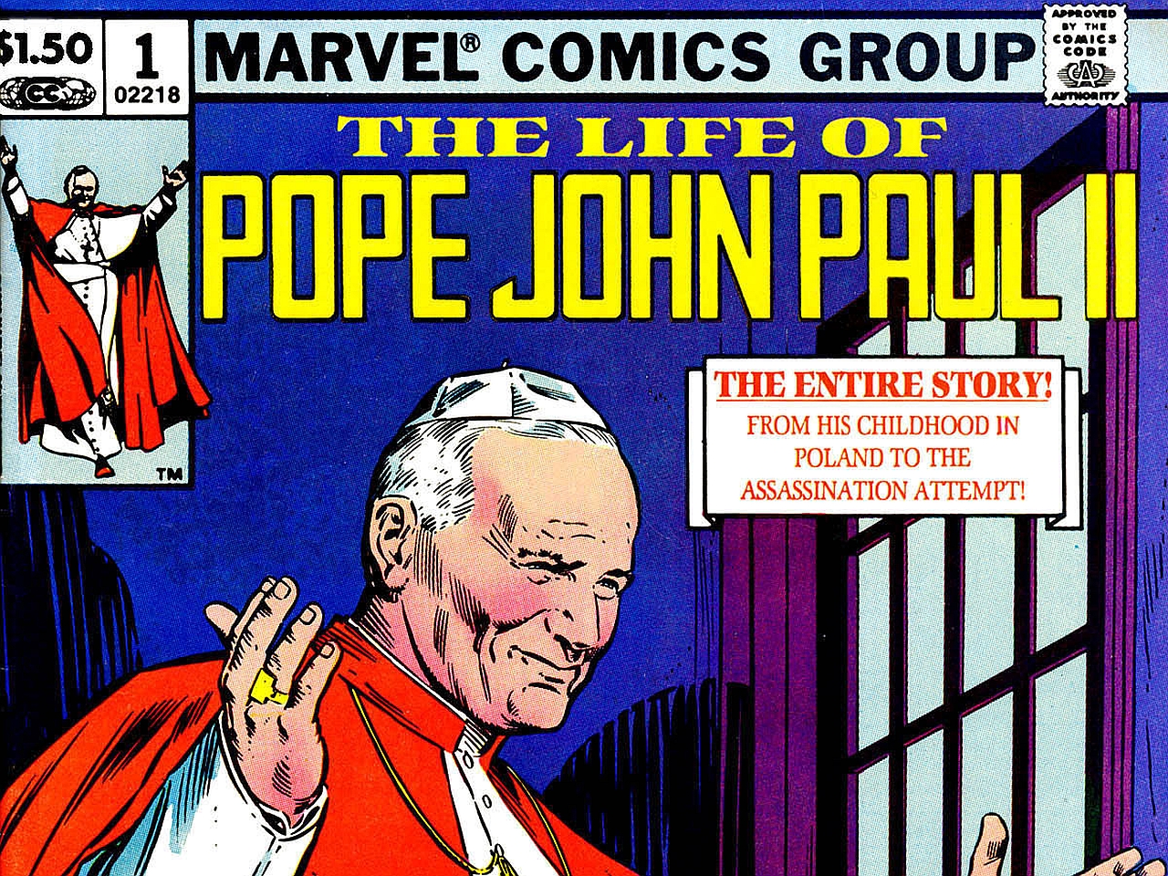 Download mobile wallpaper Comics, The Life Of Pope John Paul Ii for free.