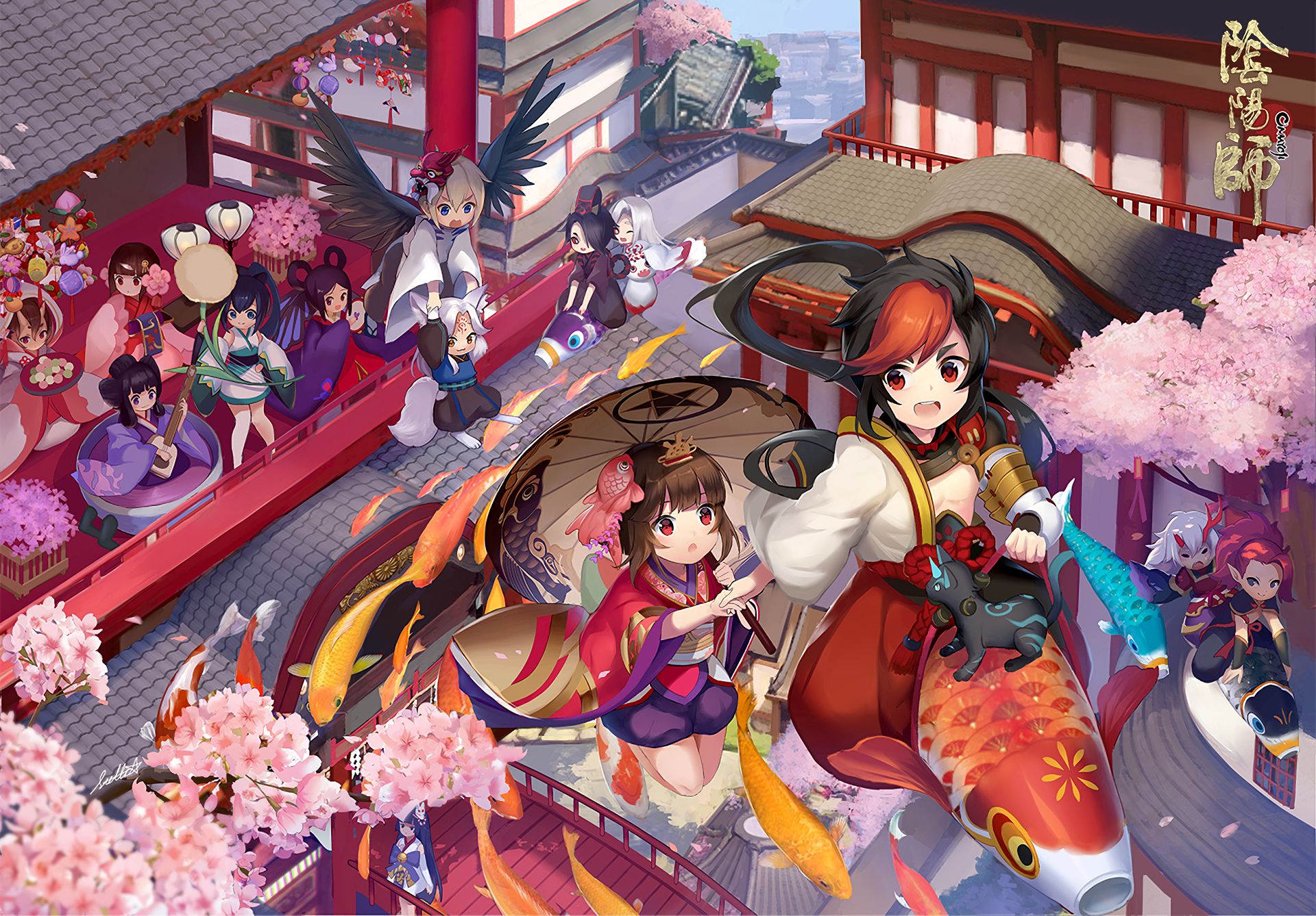 Free download wallpaper Anime, Onmyoji on your PC desktop