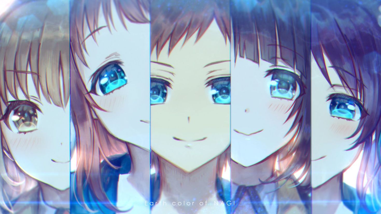 PC Wallpapers hikari sakishima, anime, <b>nagi</b> <b>no</b> <b>asukara</b>, chisaki hiradaira, ...