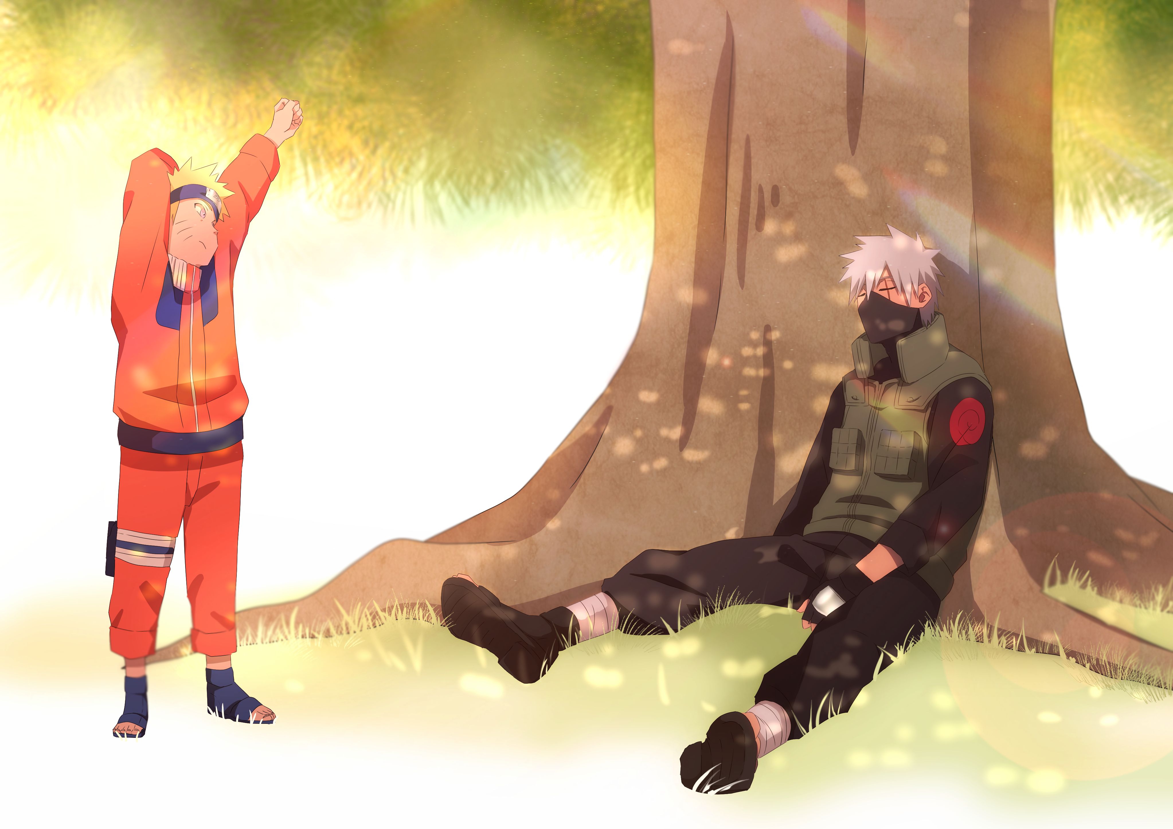 Handy-Wallpaper Naruto, Animes, Naruto Uzumaki, Kakashi Hatake kostenlos herunterladen.