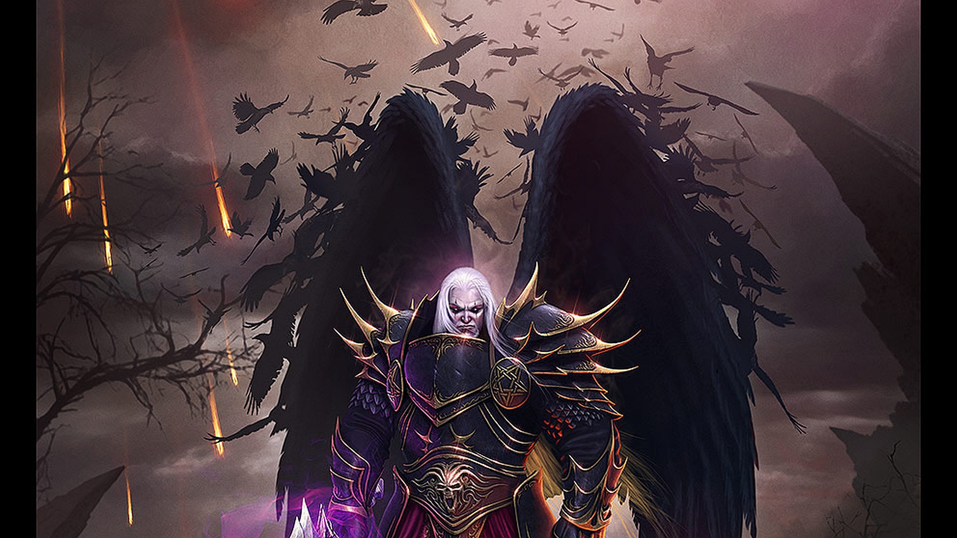 Download mobile wallpaper Gothic, Angel, Dark for free.