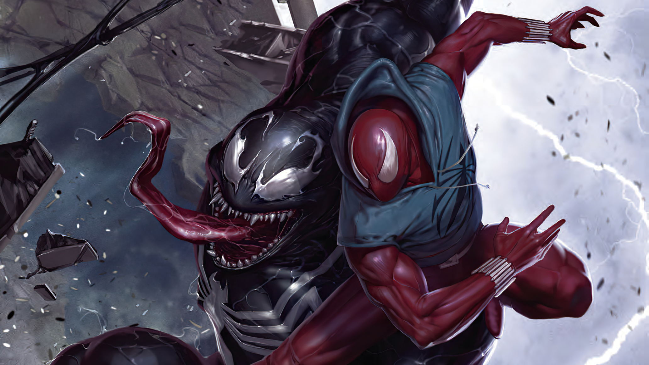 Download mobile wallpaper Spider Man, Venom, Comics for free.