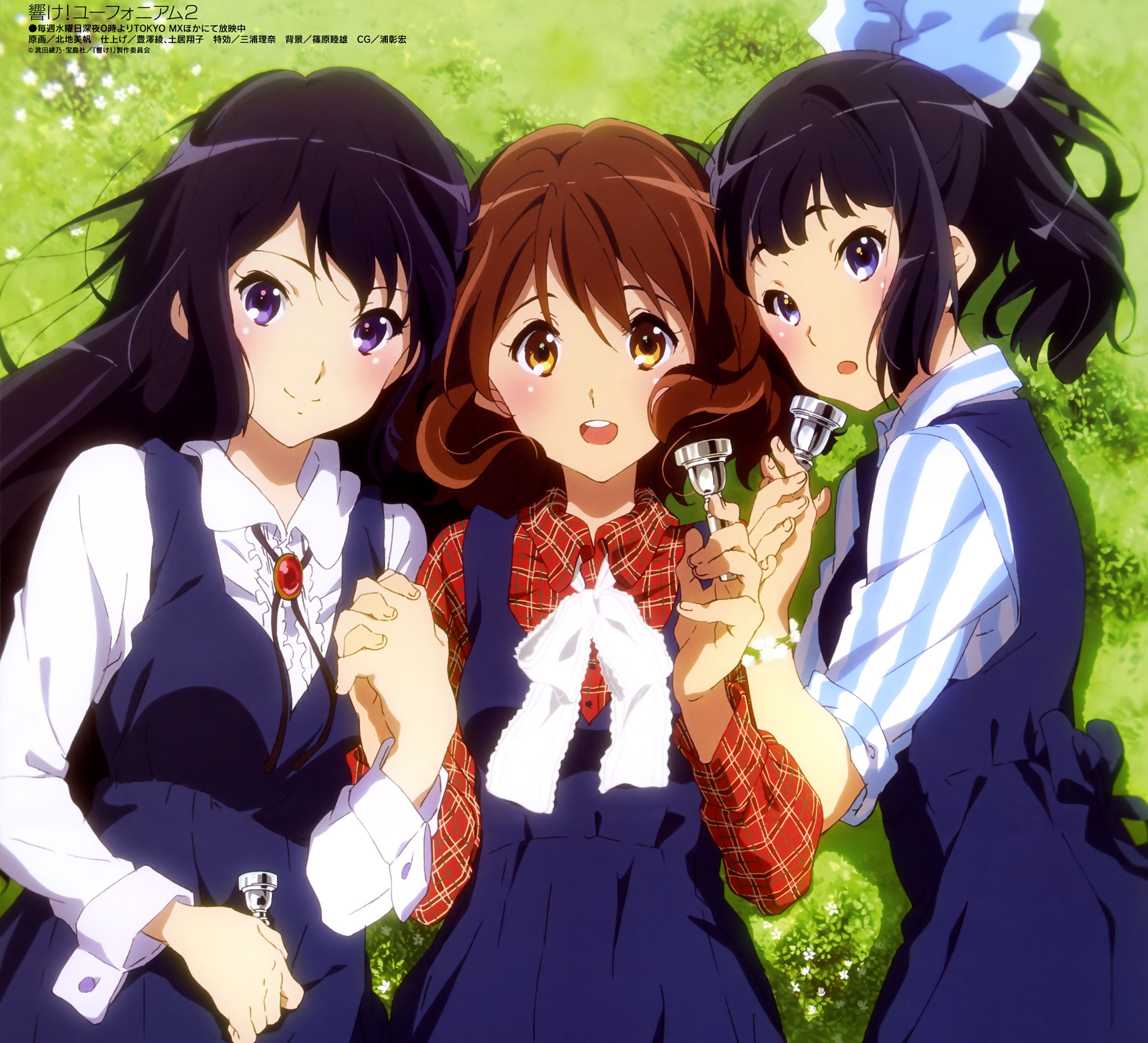 Baixe gratuitamente a imagem Anime, Kumiko Oumae, Reina Kousaka, Hibike! Euphonium na área de trabalho do seu PC