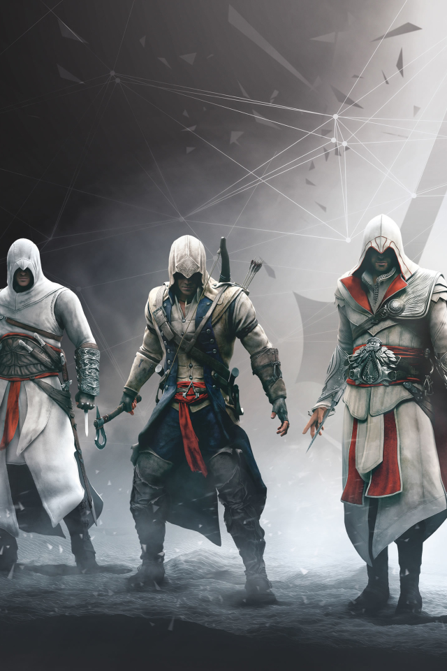 Baixar papel de parede para celular de Videogame, Altair (Assassin's Creed), Assassin's Creed, Ezio (Assassin's Creed), Connor (Assassin's Creed), Edward Kenway, Jacob Frye gratuito.