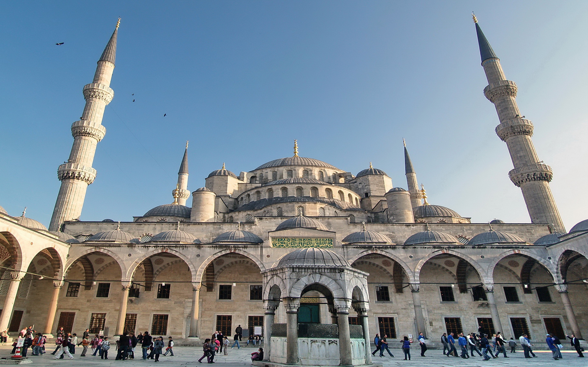 282546 скачать обои религиозные, мечеть султана ахмеда, мечети - заставки и картинки бесплатно