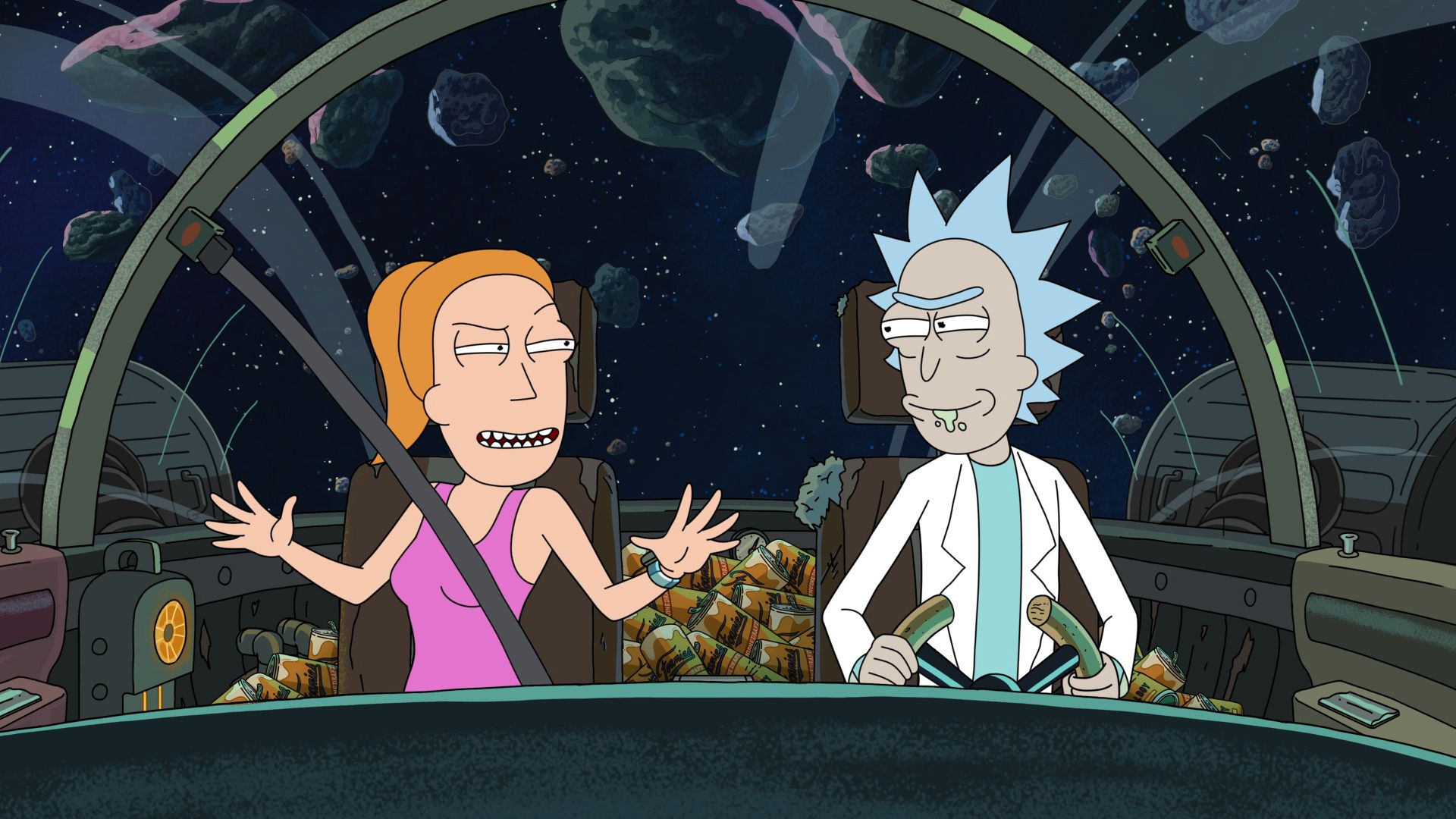 Download mobile wallpaper Tv Show, Rick Sanchez, Rick And Morty, Summer Smith for free.