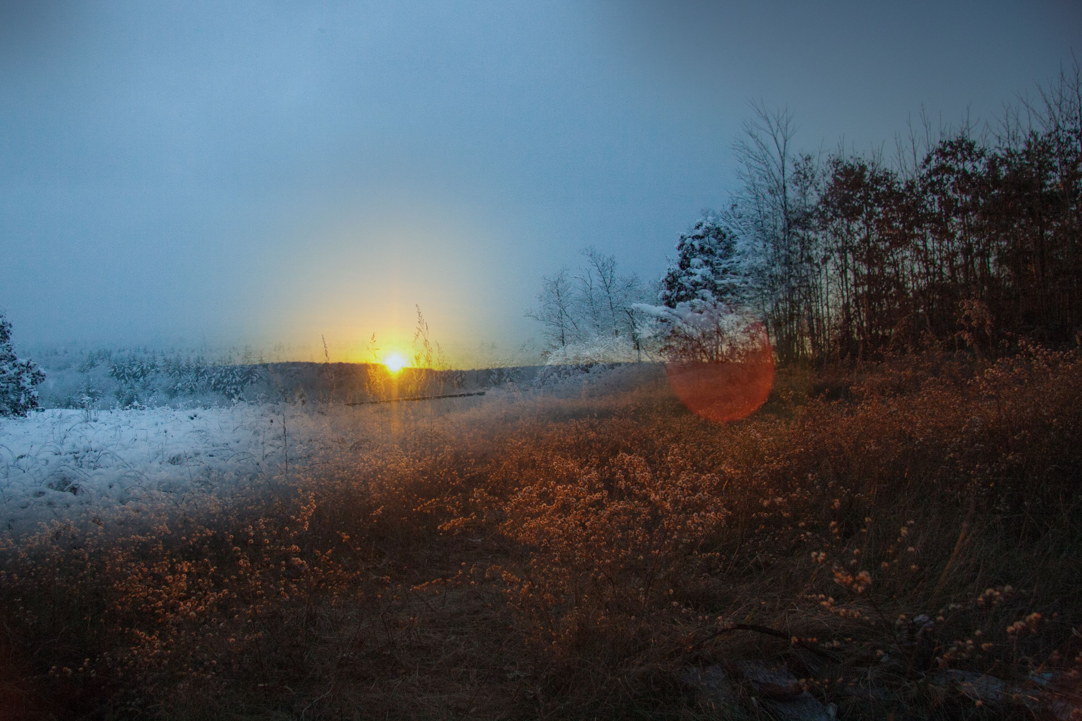 Free download wallpaper Winter, Sunset, Fall, Sunny, Photography, Manipulation on your PC desktop