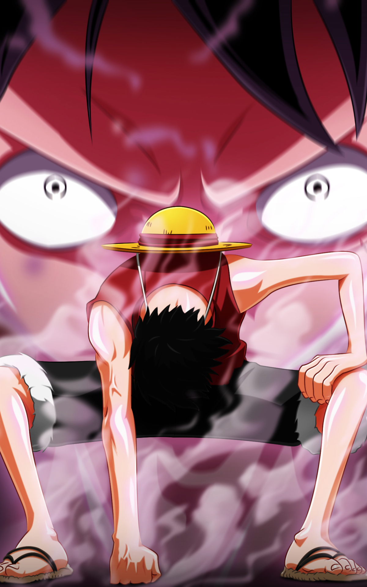 Handy-Wallpaper Animes, One Piece, Affe D Luffy kostenlos herunterladen.