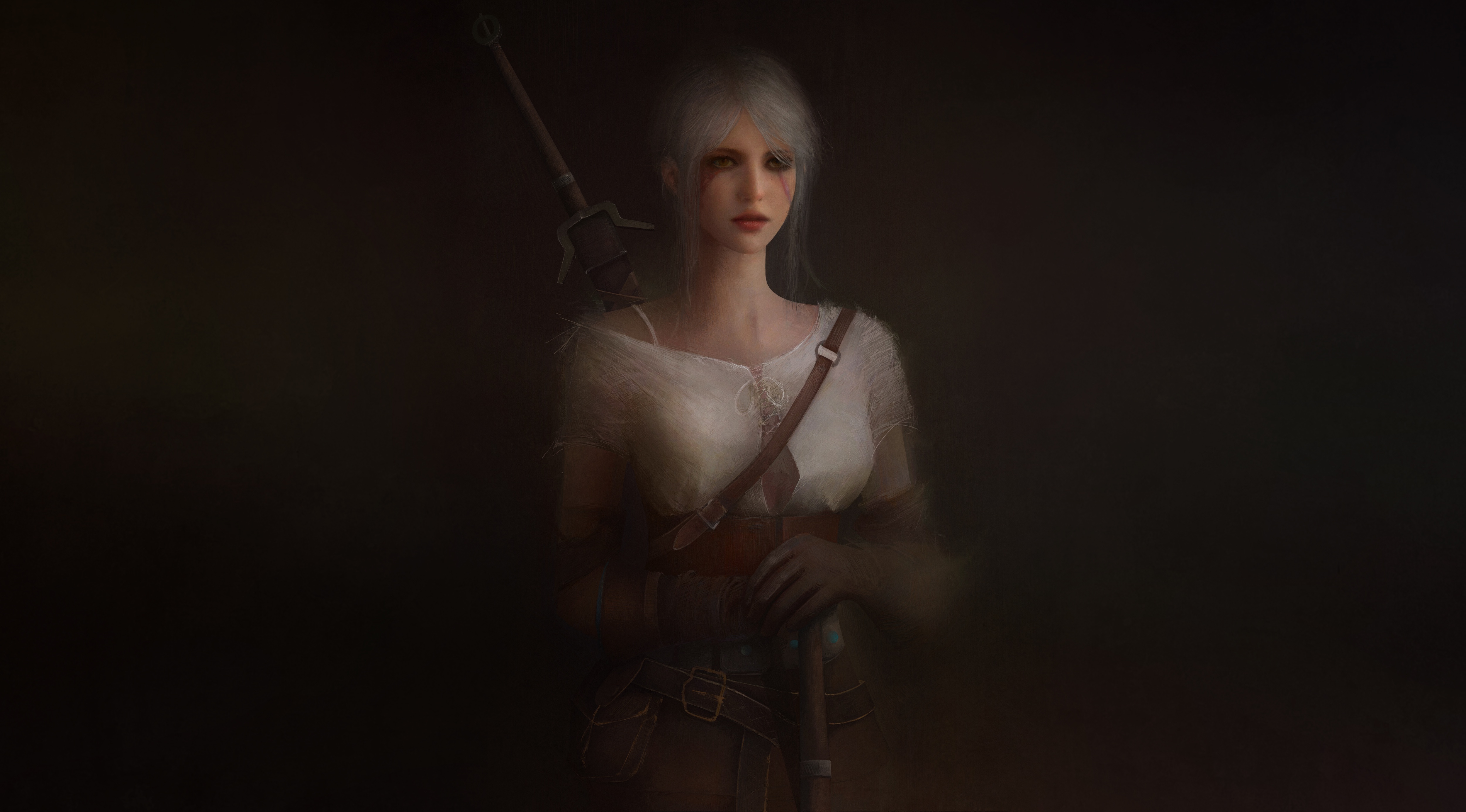 Laden Sie das Computerspiele, Frau Krieger, Der Hexer, The Witcher 3: Wild Hunt, Ciri (Der Hexer)-Bild kostenlos auf Ihren PC-Desktop herunter