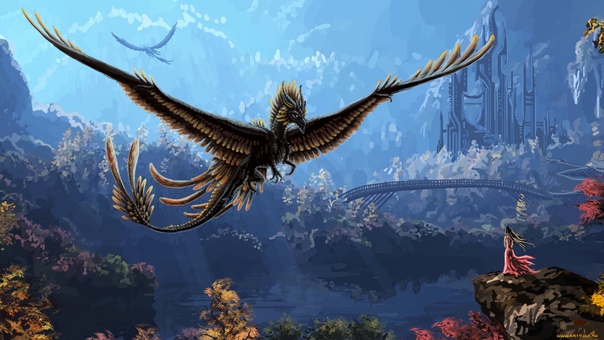 Free download wallpaper Fantasy, Creature on your PC desktop