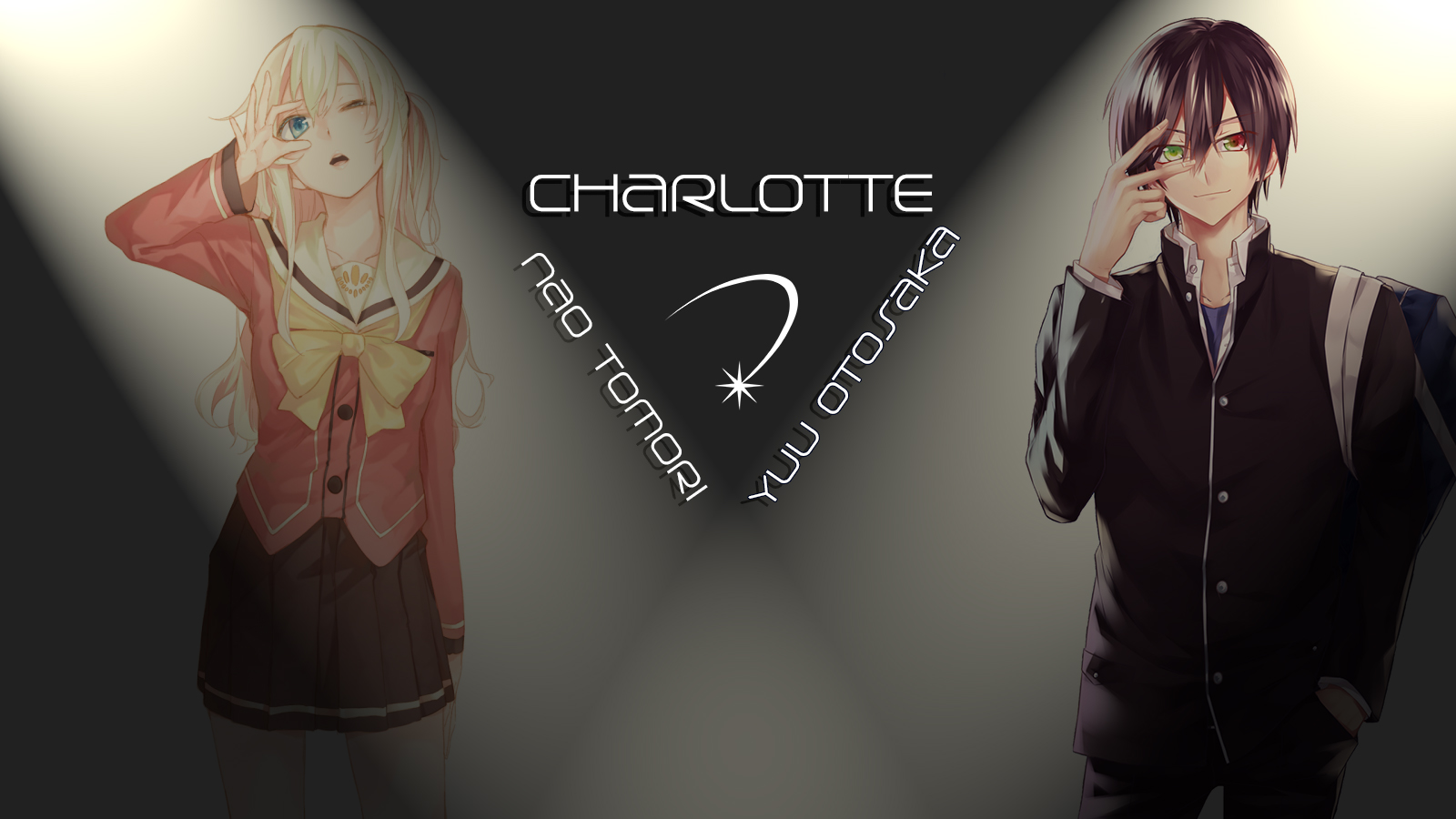 Free download wallpaper Anime, Charlotte, Nao Tomori, Charlotte (Anime), Yū Otosaka on your PC desktop