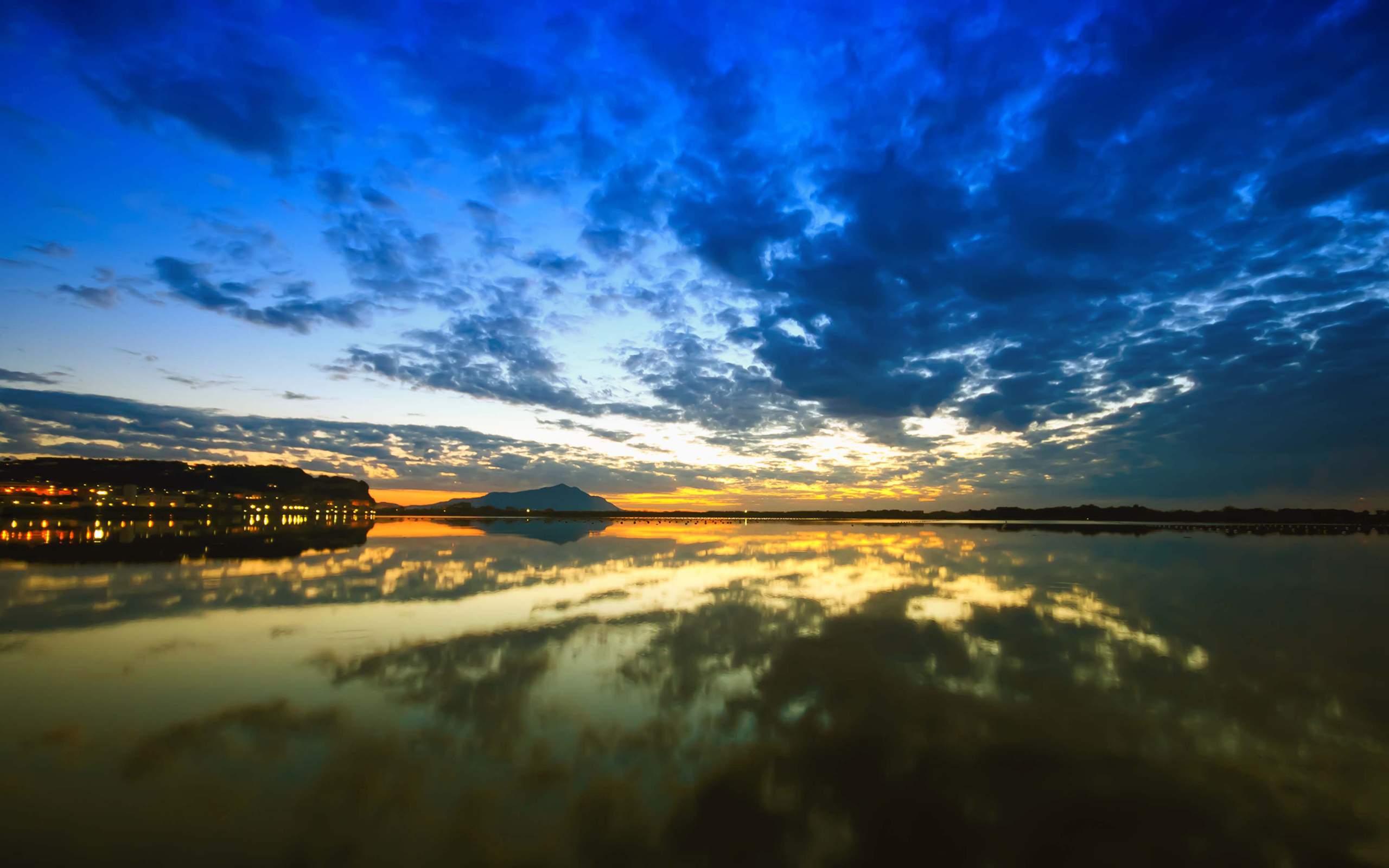 Descarga gratis la imagen Cielo, Amanecer, Muelle, Nube, Pintoresco, Atardecer, Tierra/naturaleza, Reflejo en el escritorio de tu PC