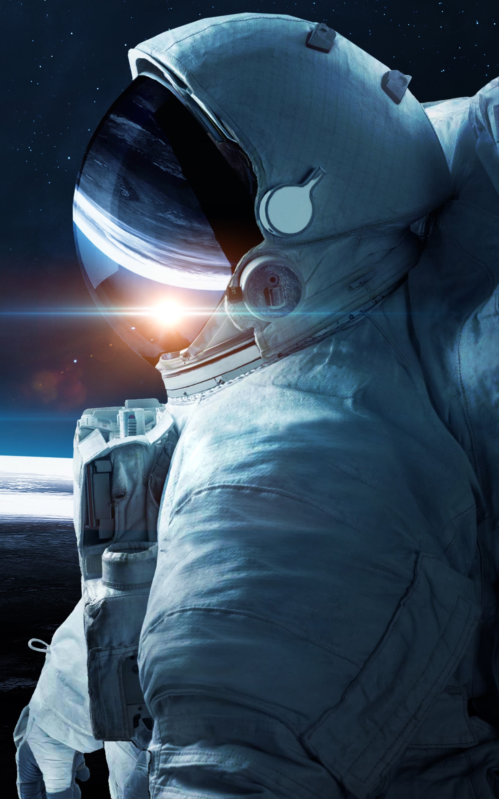  Astronaut Cellphone FHD pic