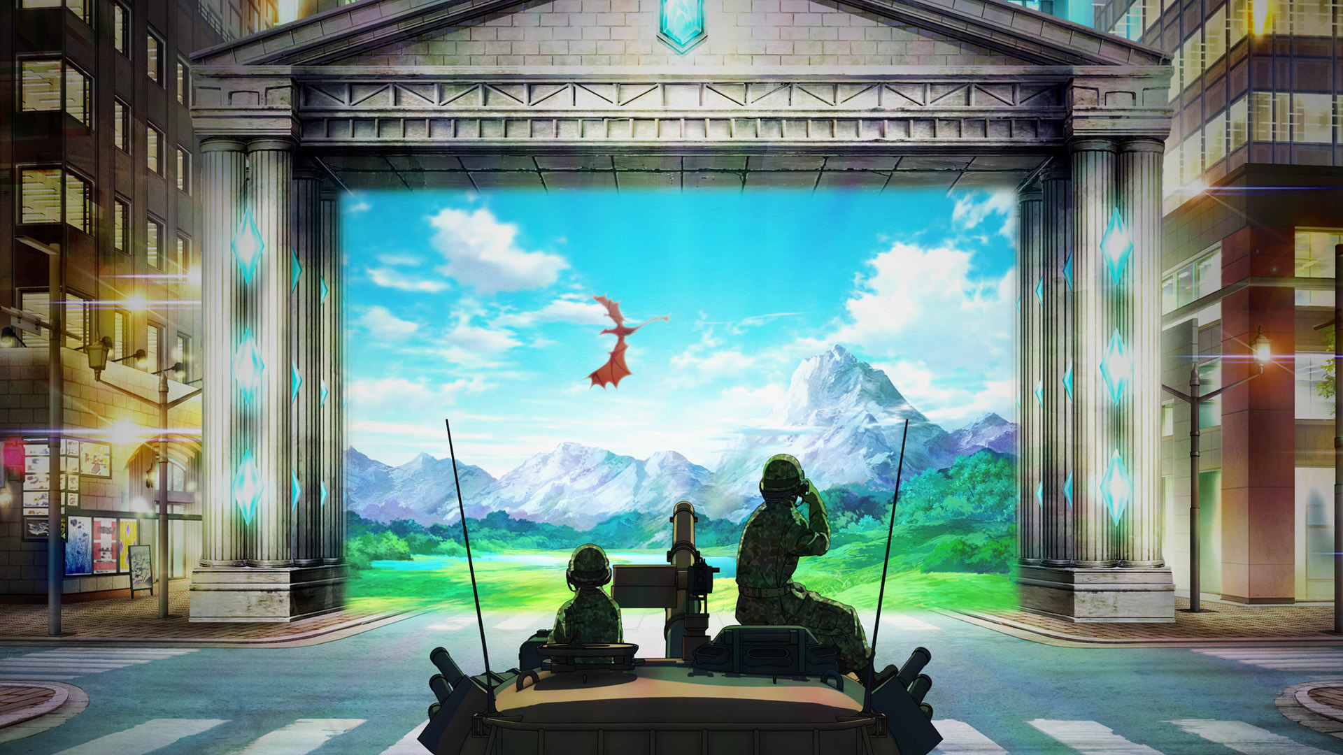 Free download wallpaper Anime, Gate on your PC desktop