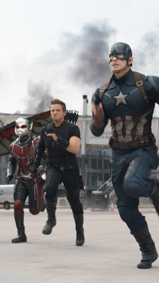 Download mobile wallpaper Captain America, Chris Evans, Movie, Hawkeye, Scarlet Witch, Jeremy Renner, Ant Man, Captain America: Civil War for free.