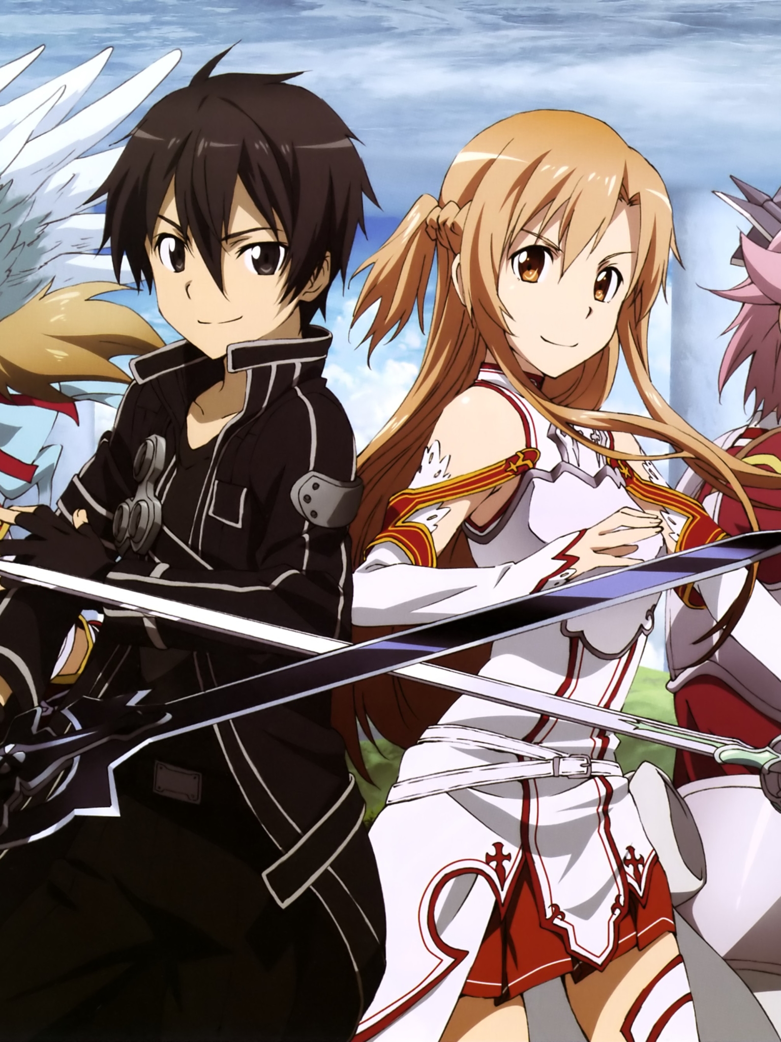 Baixe gratuitamente a imagem Anime, Sword Art Online, Asuna Yuuki, Kirito (Sword Art Online) na área de trabalho do seu PC