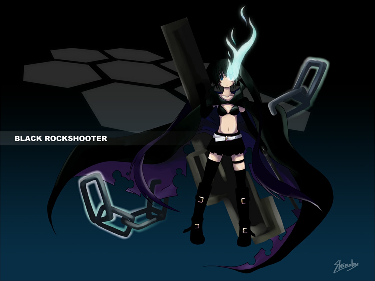 Free download wallpaper Anime, Black Rock Shooter on your PC desktop