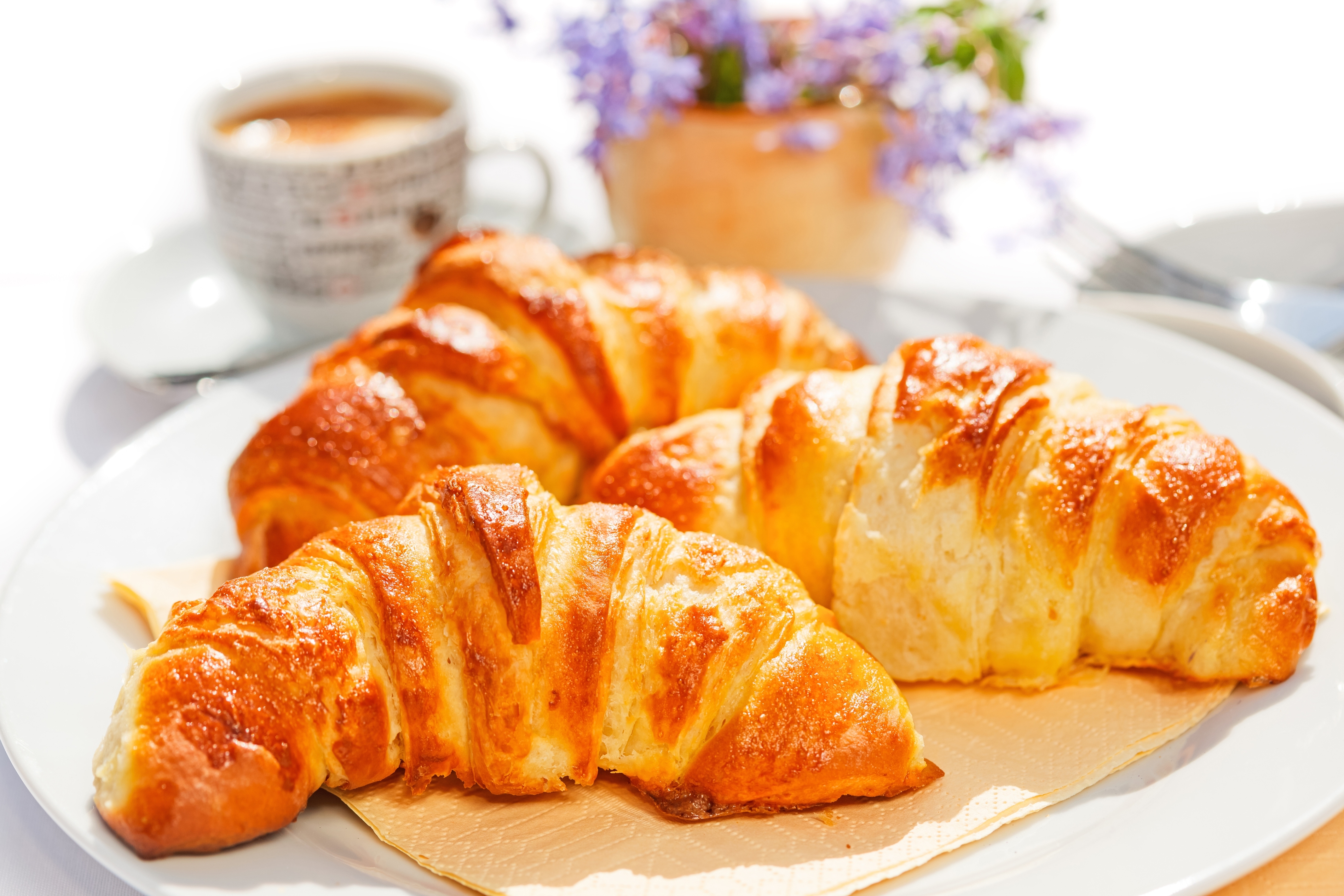 Baixe gratuitamente a imagem Comida, Café Da Manhã, Croissant na área de trabalho do seu PC